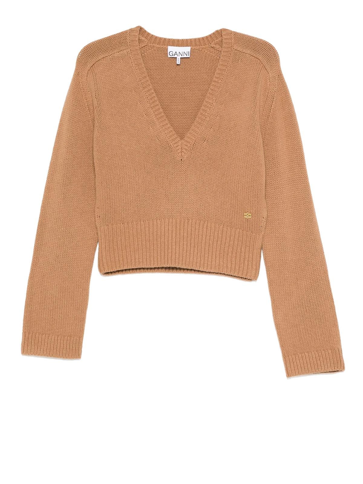 Wool Yak Mix Deep V-neck