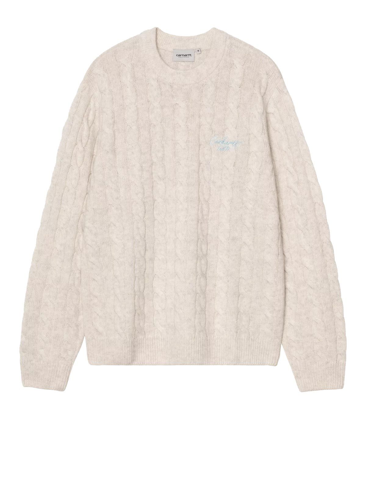 Maglione signature beige