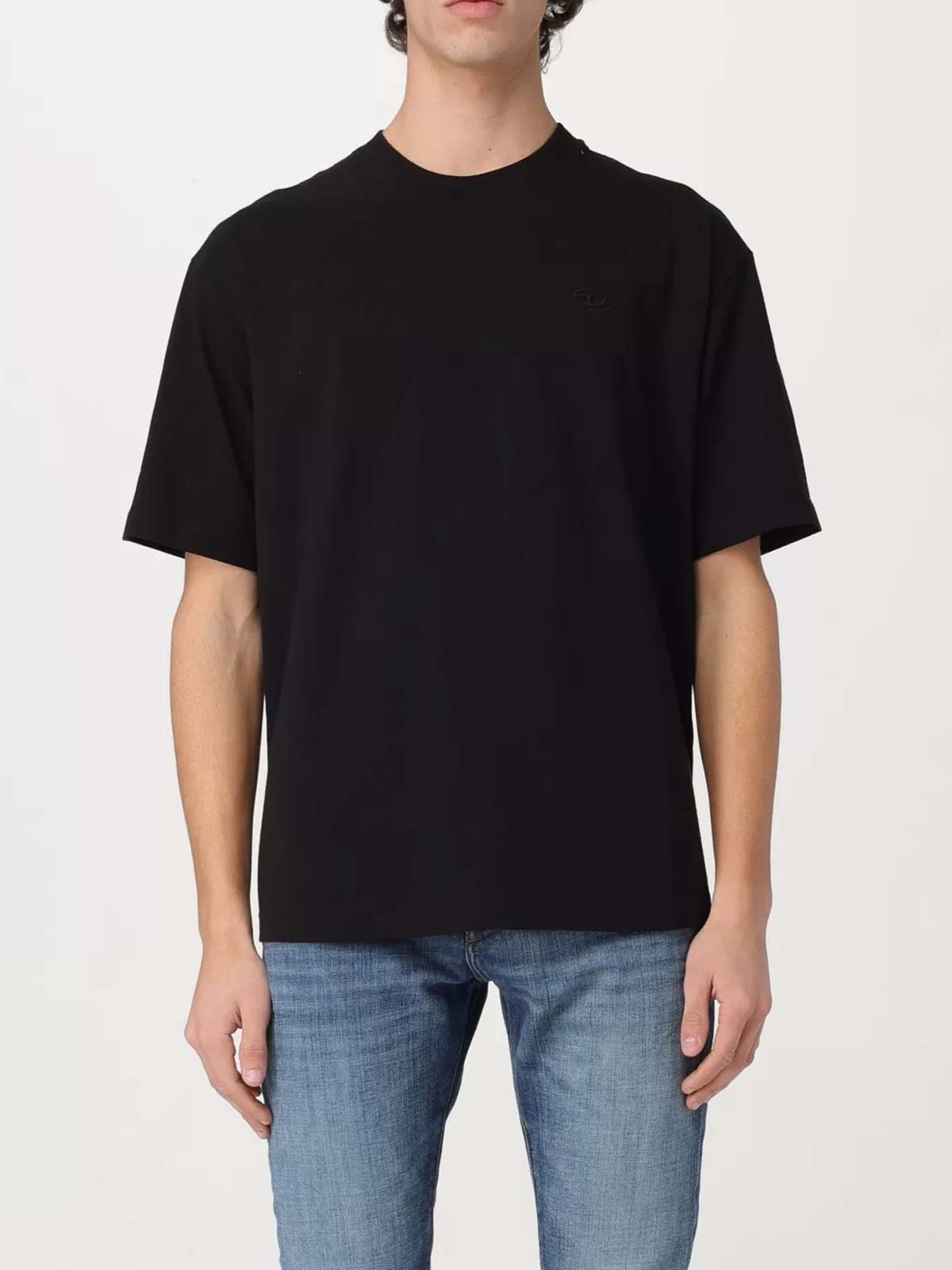 T-shirt boggy Megoval D nera DIESEL