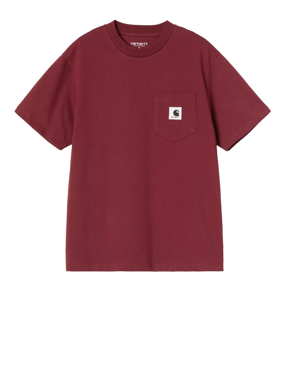 T-shirt S/S Pocket marsala