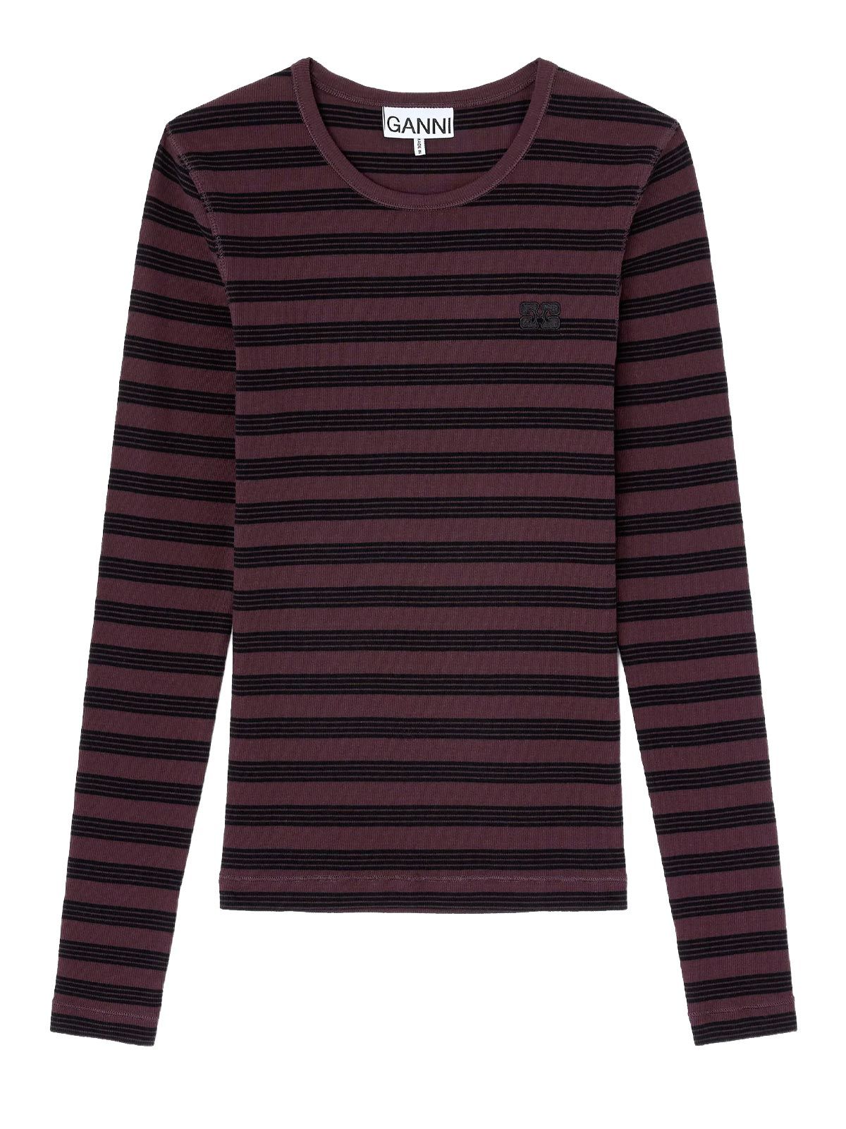 Soft Cotton Stripe Rib Longsleeve