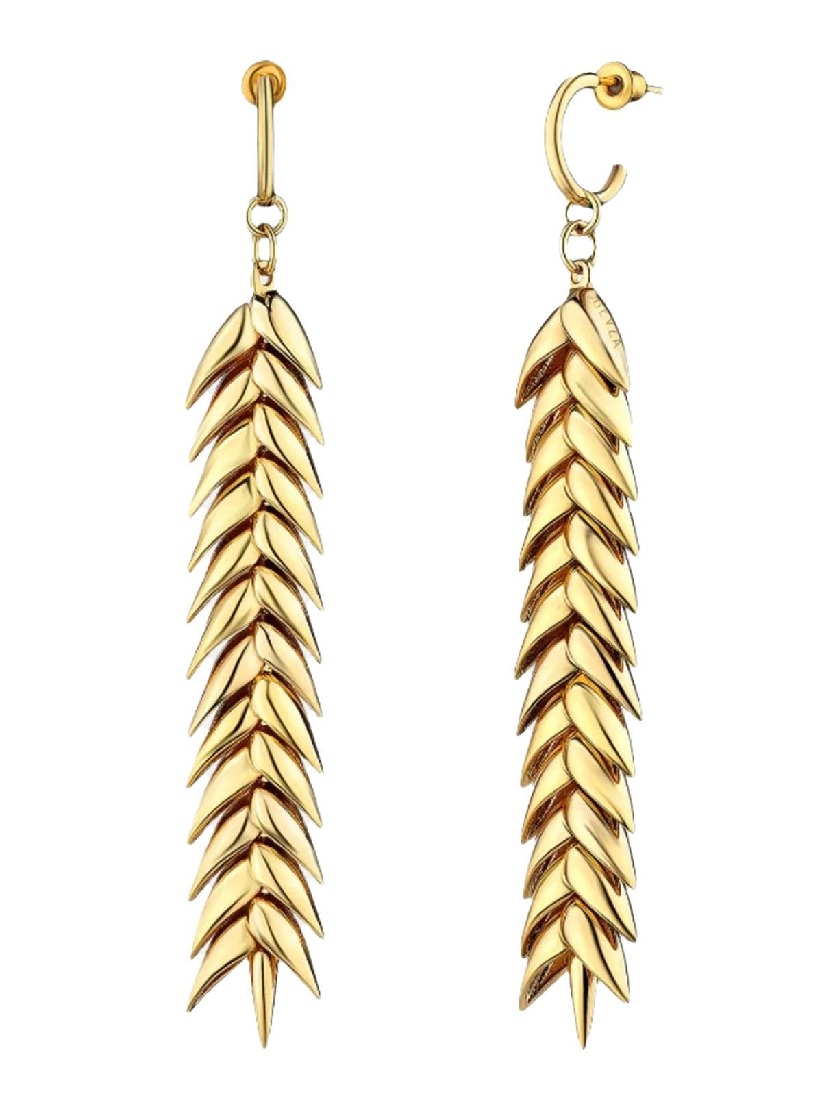 Orecchini spiga dorati