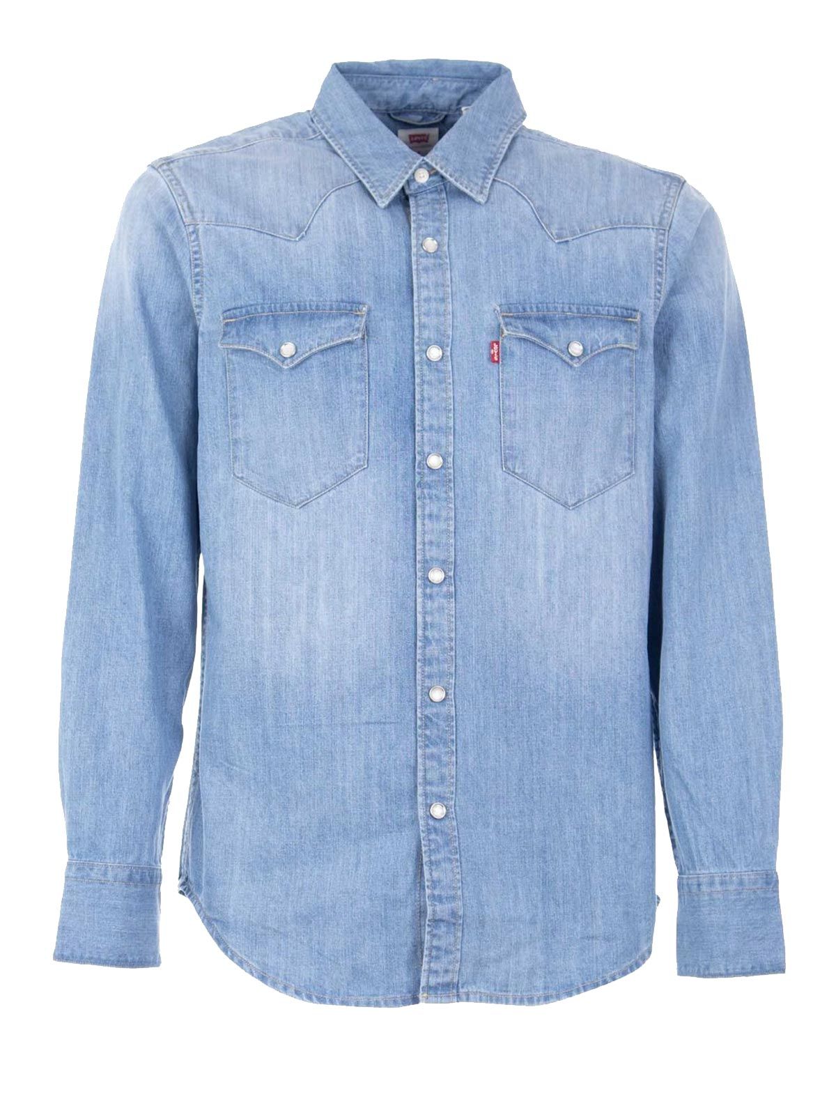 Camicia Western Barstow blu chiaro