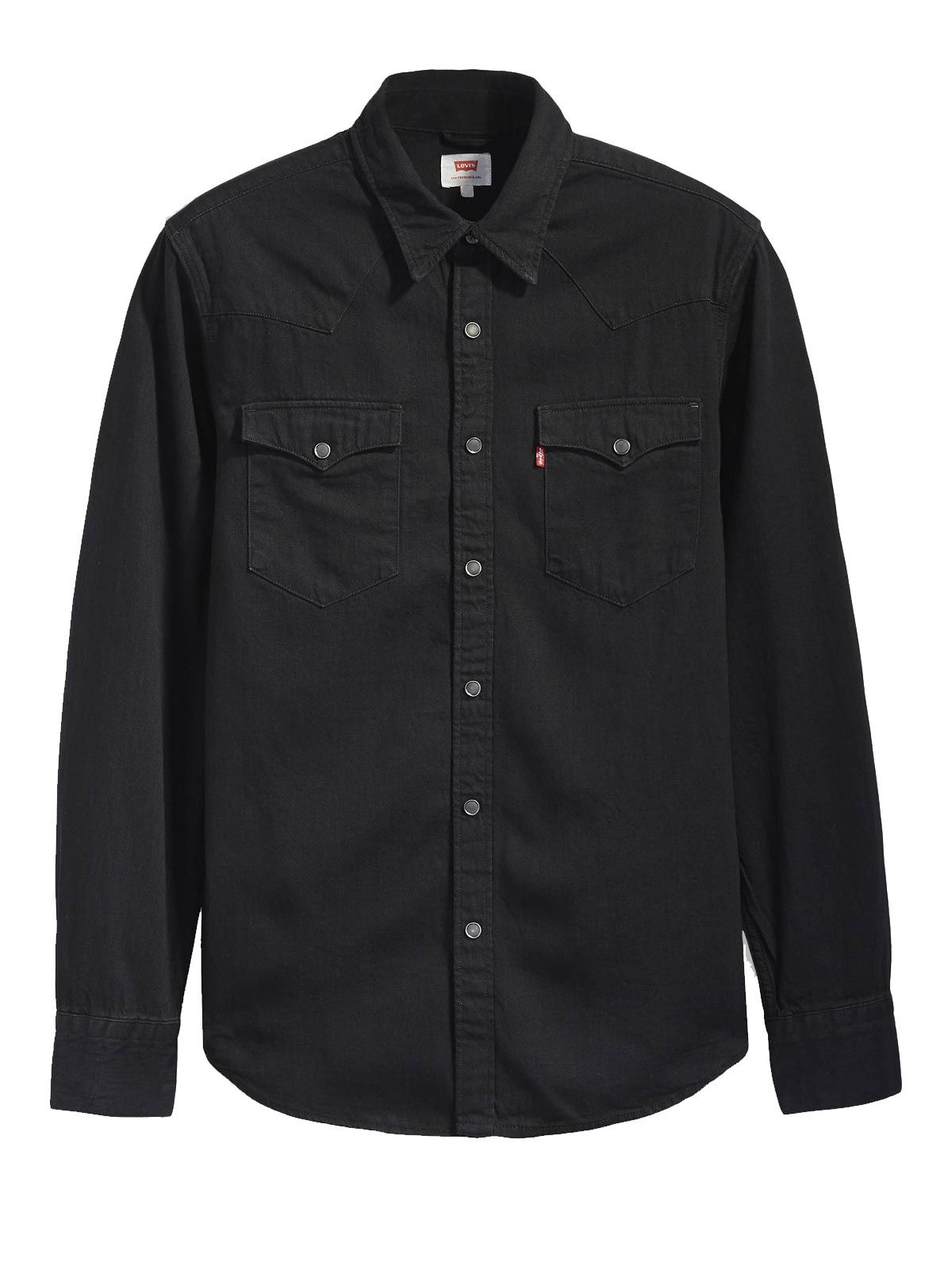 Camicia Barstow Western nera