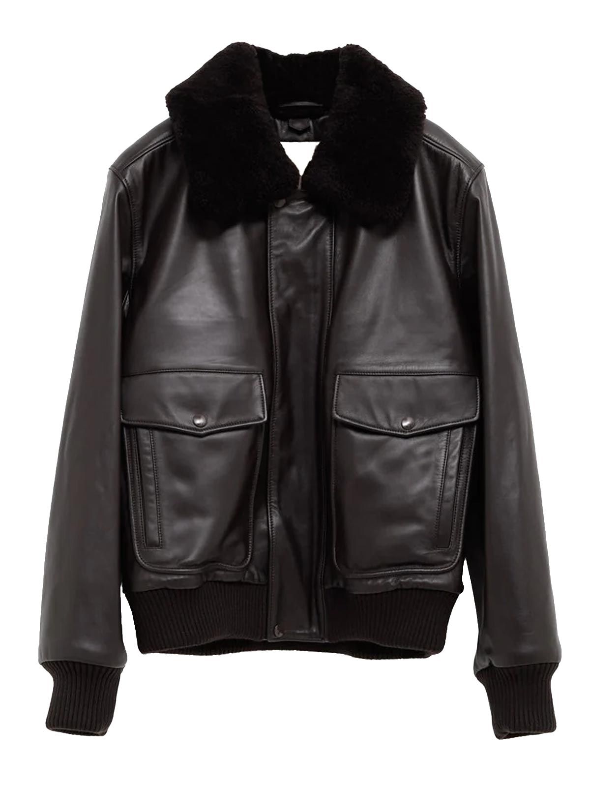 LEATHER BLOUSON
