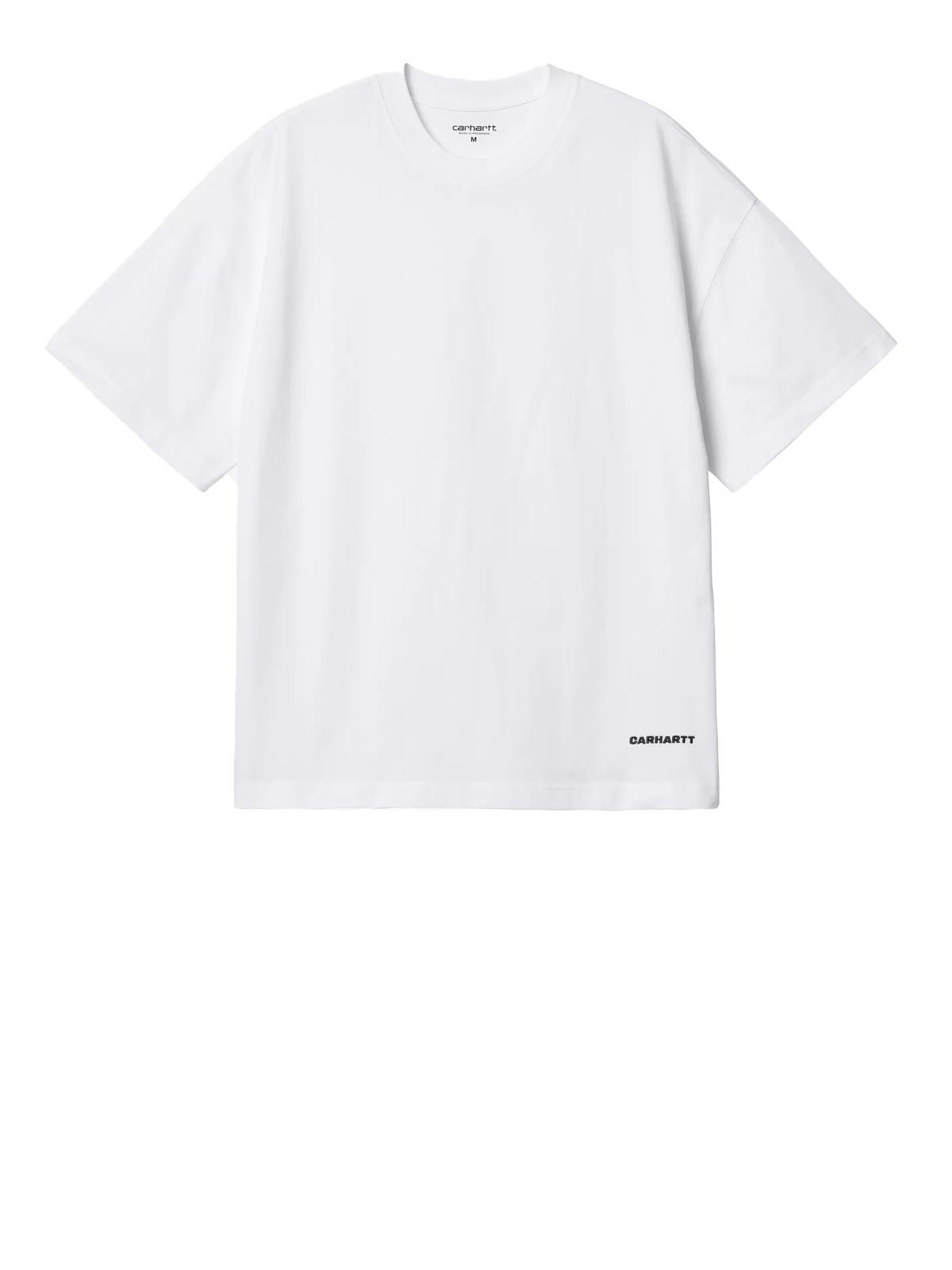 T-shirt S/S Link Script white
