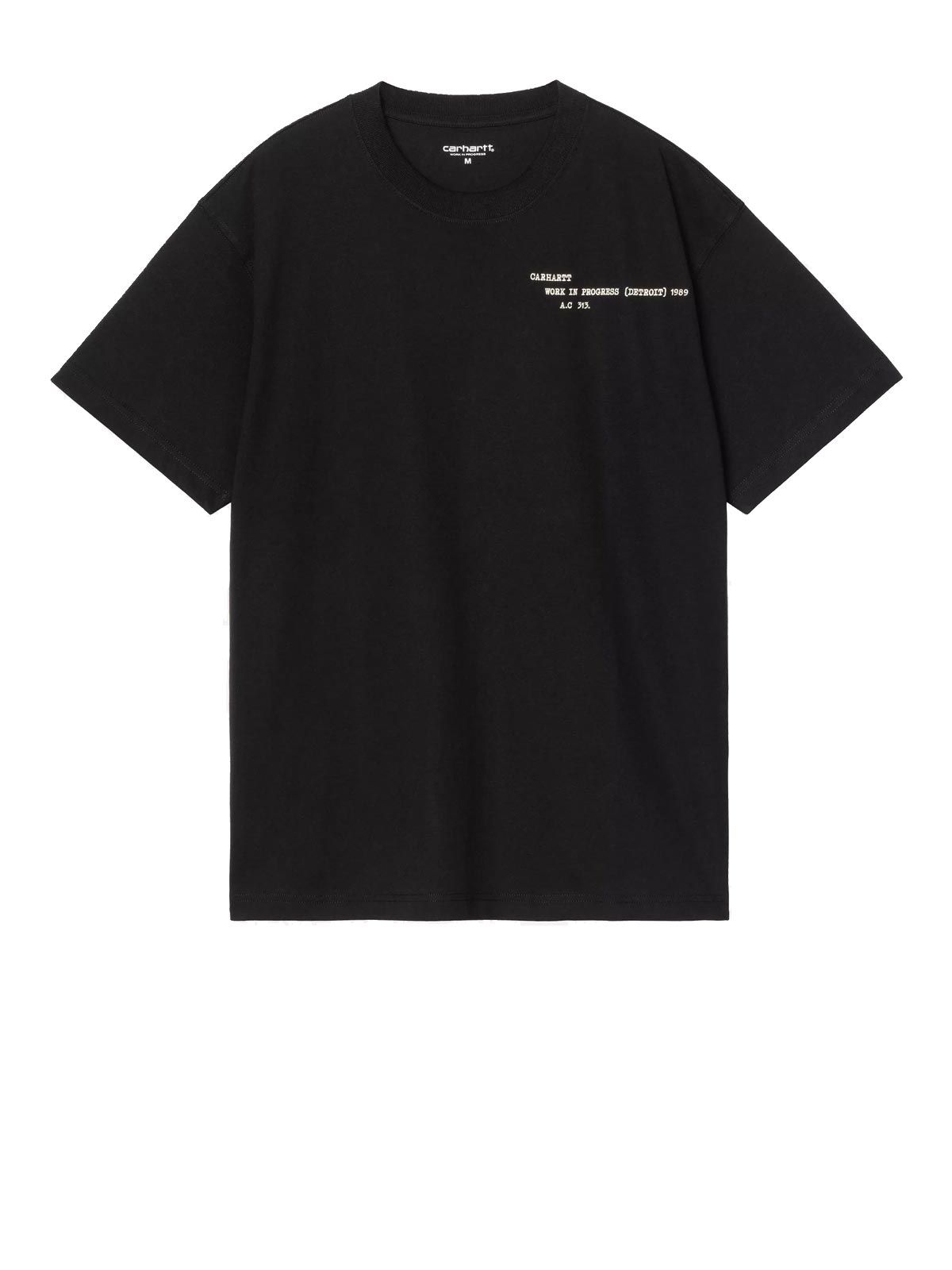 T-shirt punched black