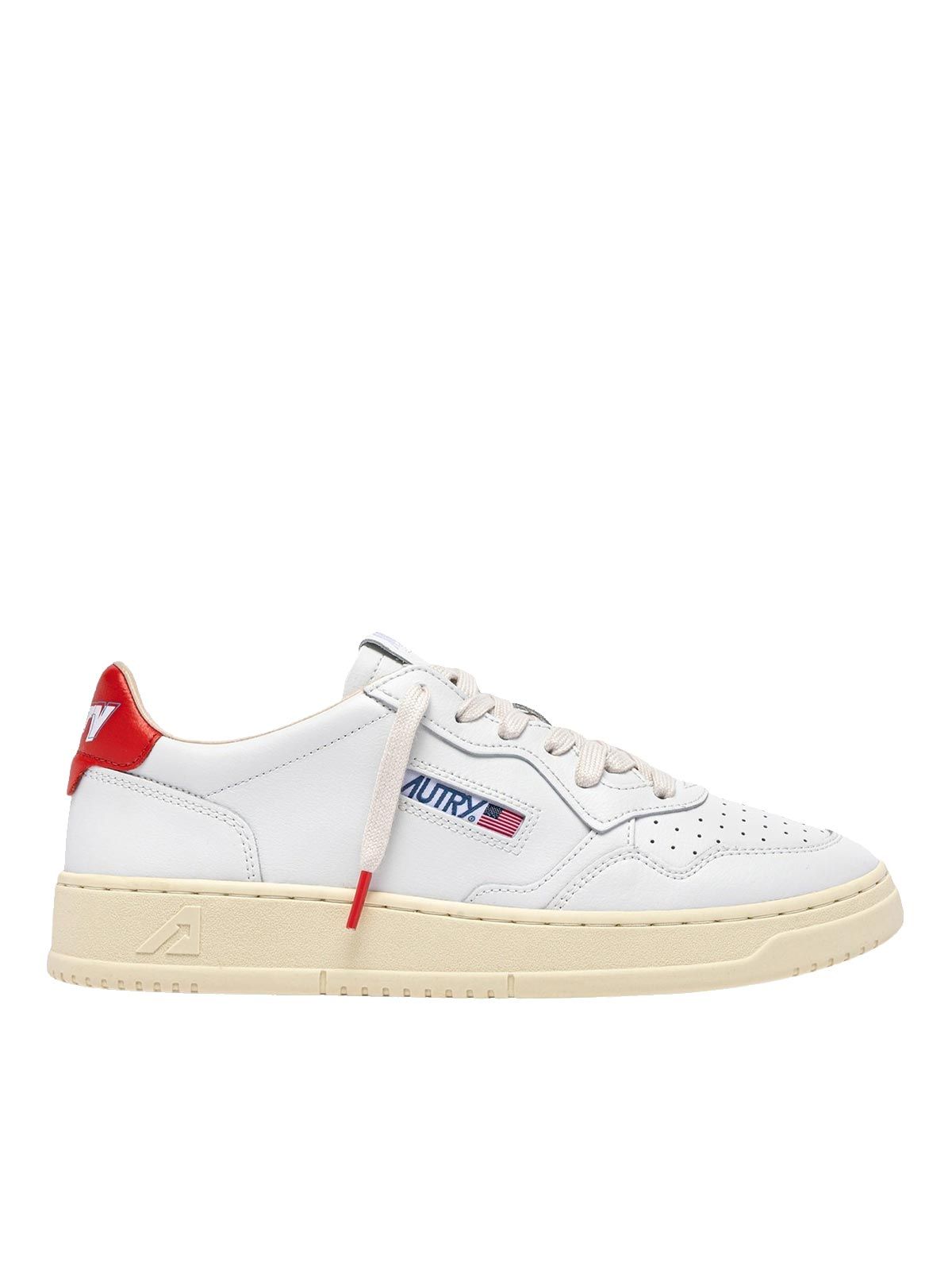 Medalist Low red/white Shoe - Woman