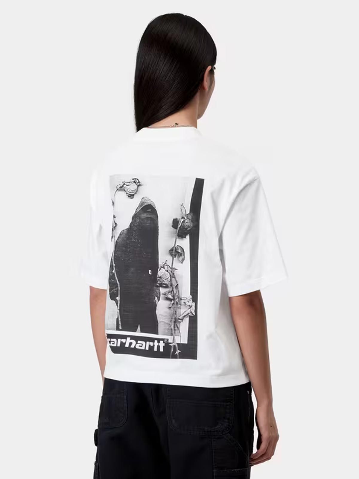 T-shirt S/S Archive Script white CARHARTT WIP