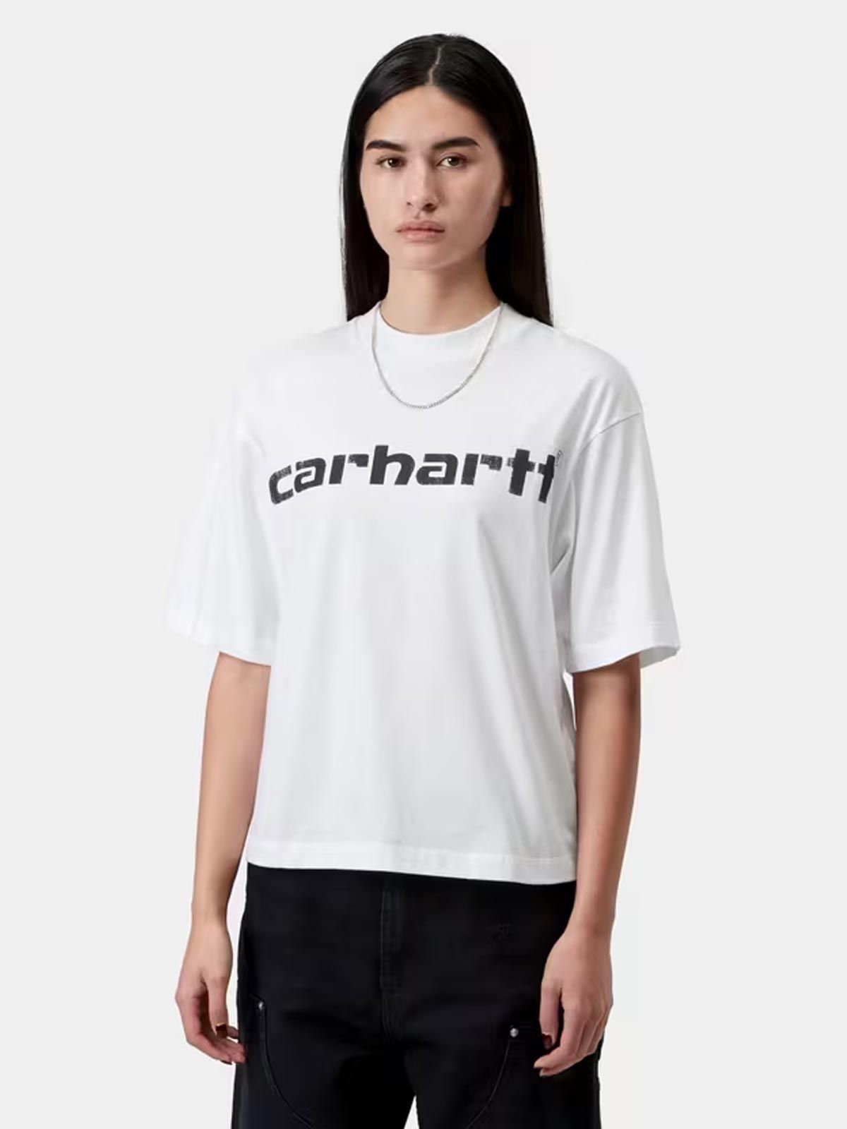 T-shirt S/S Archive Script white CARHARTT WIP