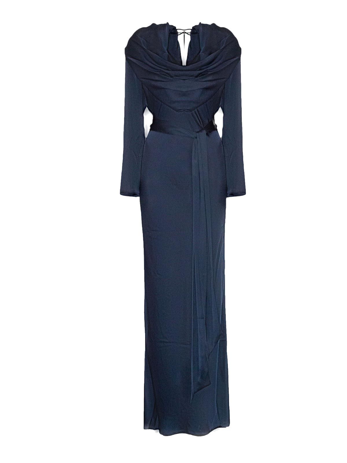 Straight dress blue navy
