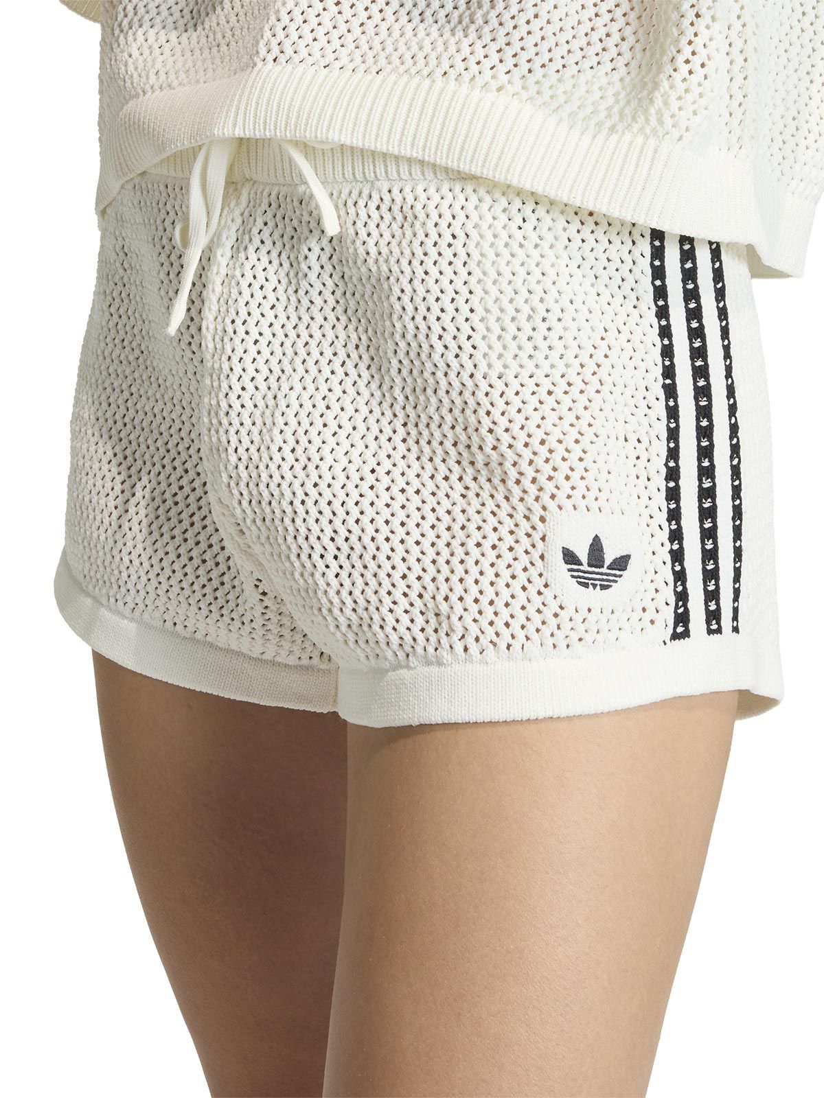 Crochet shorts white ADIDAS ORIGINALS