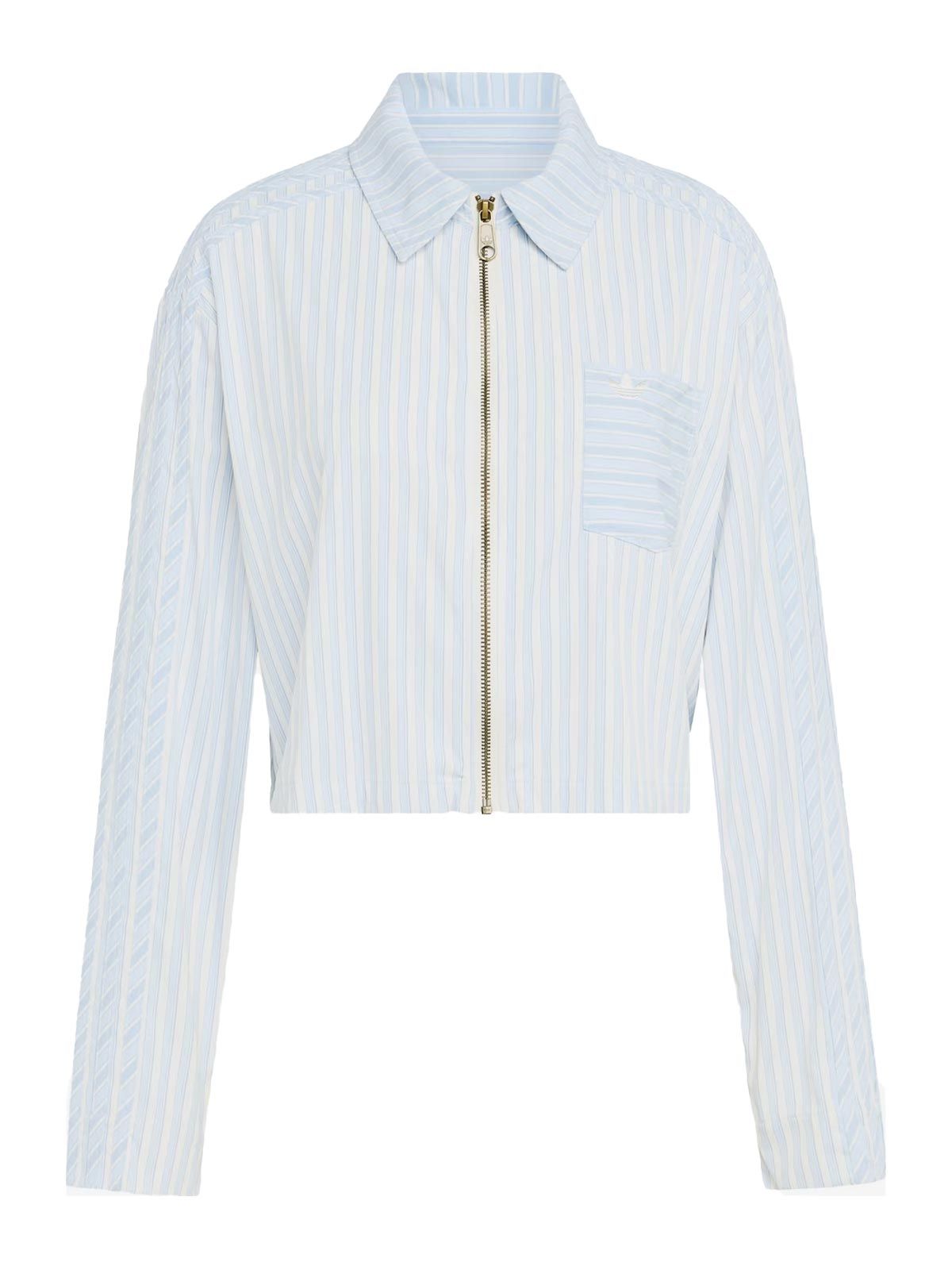 Striped shirt sky blue