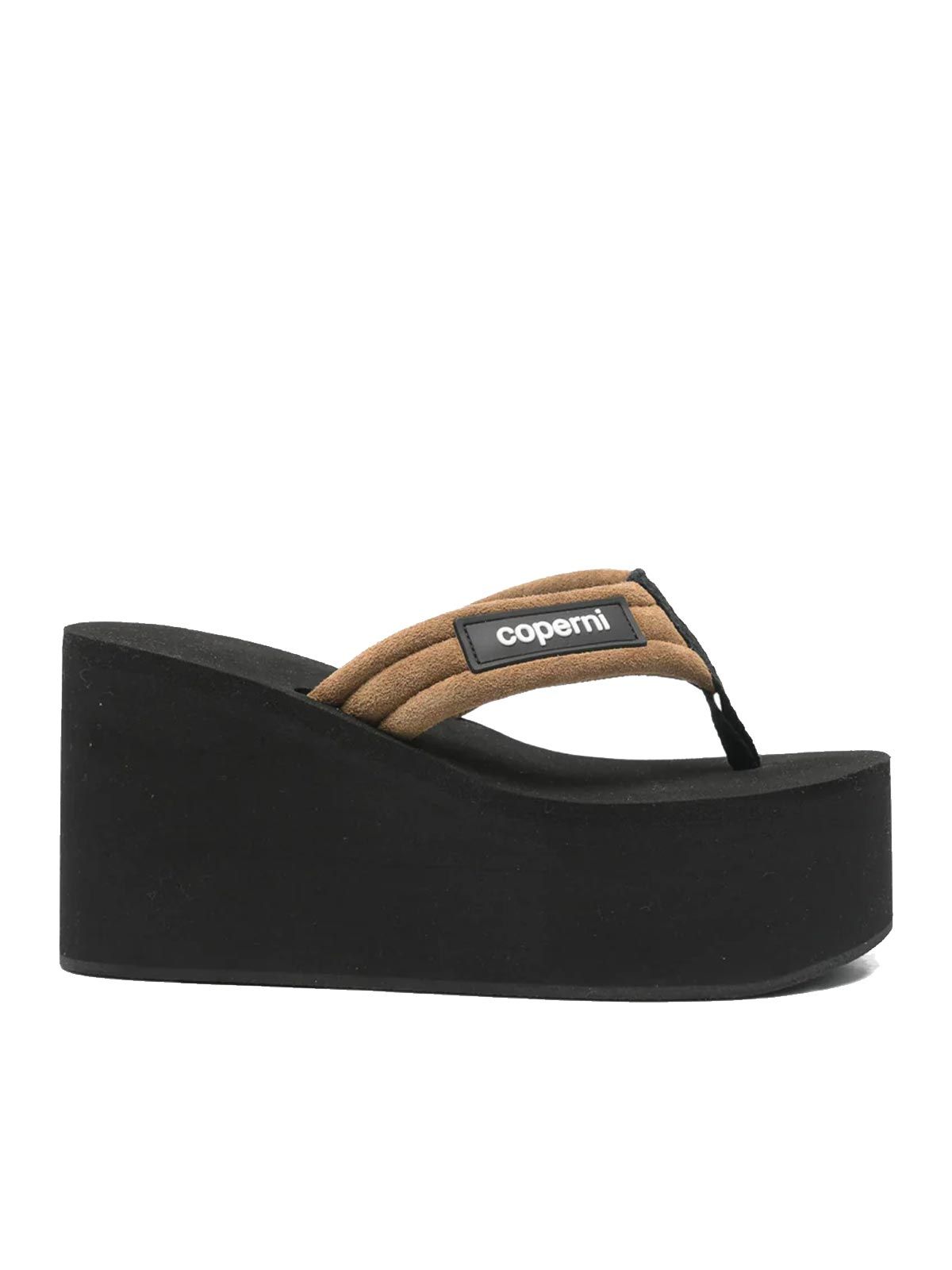 Flip flops black/brown