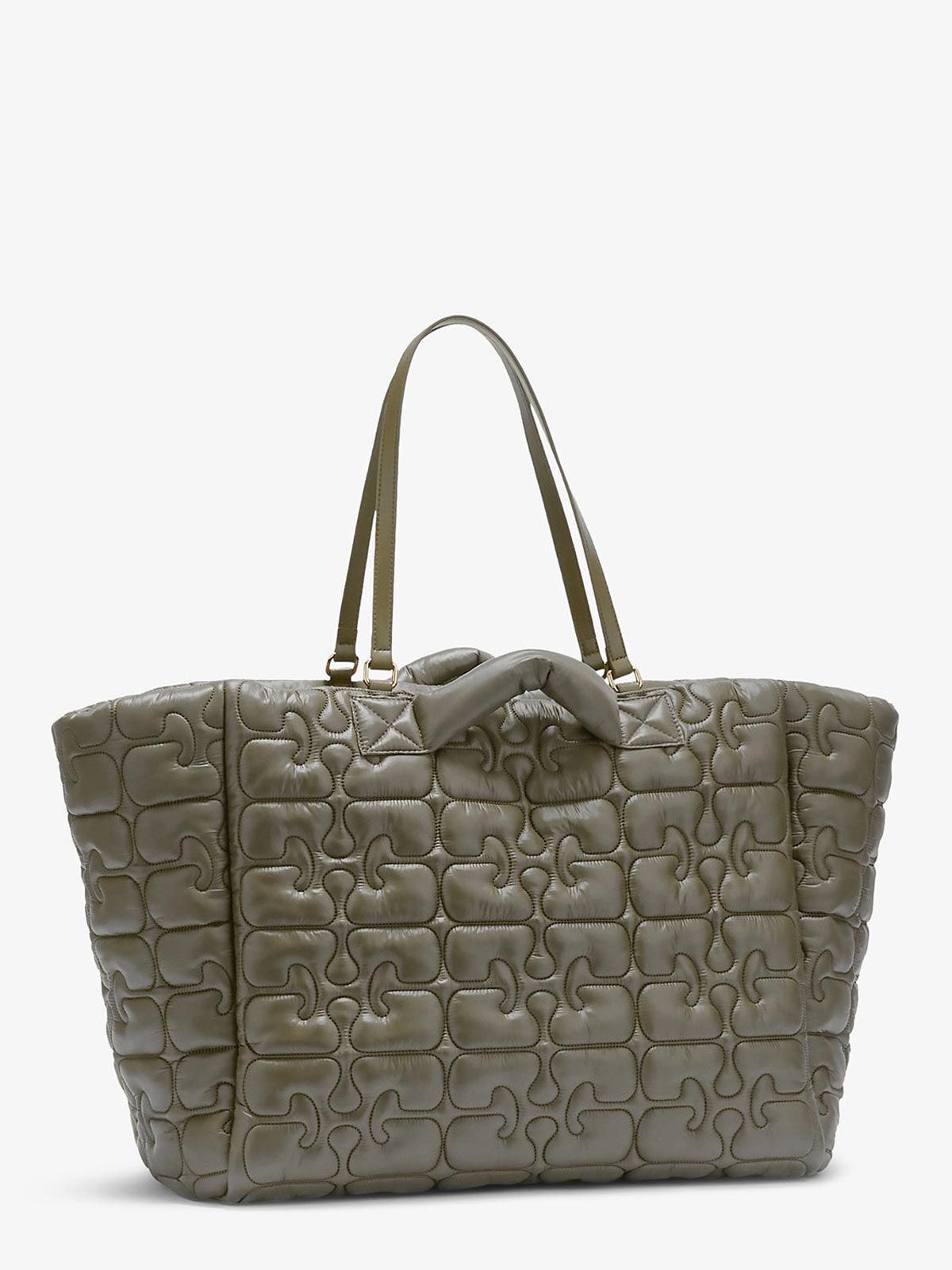 Re-Tech Quilted Tote GANNI