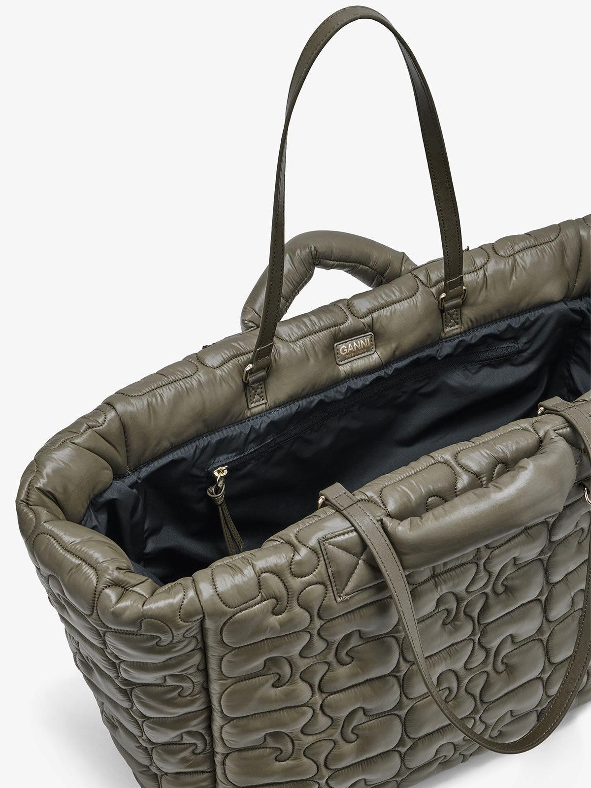 Re-Tech Quilted Tote GANNI