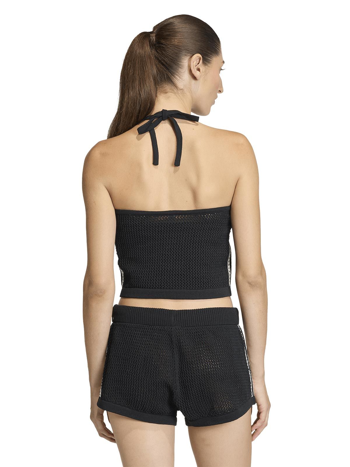 Crochet top black ADIDAS ORIGINALS