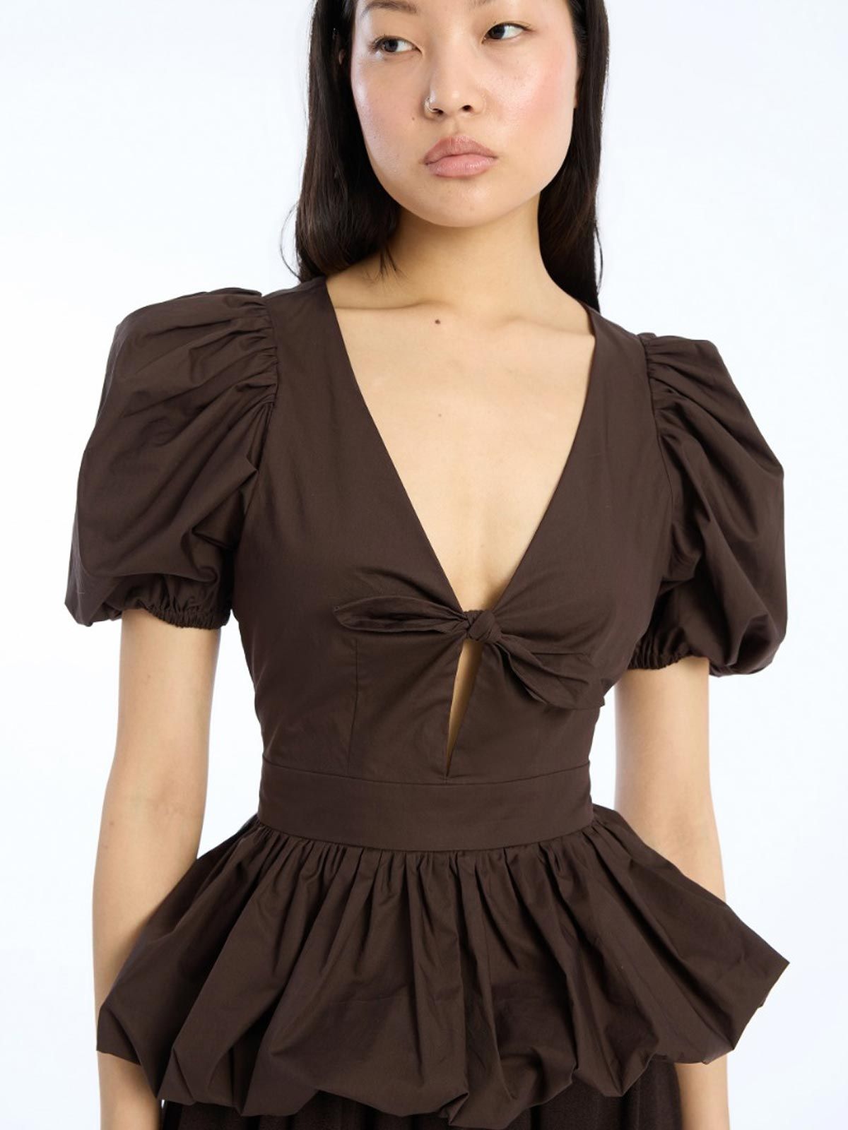 Top a palloncino marrone ROTATE