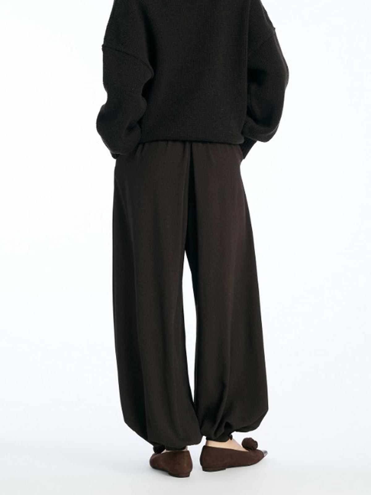 balloon pleated pants ROTATE