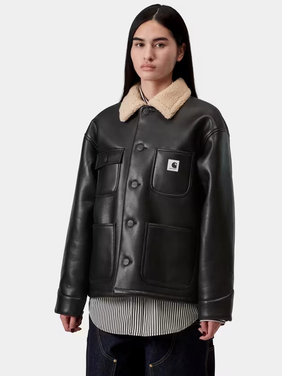 Shepton OG Michigan Coat nera CARHARTT WIP