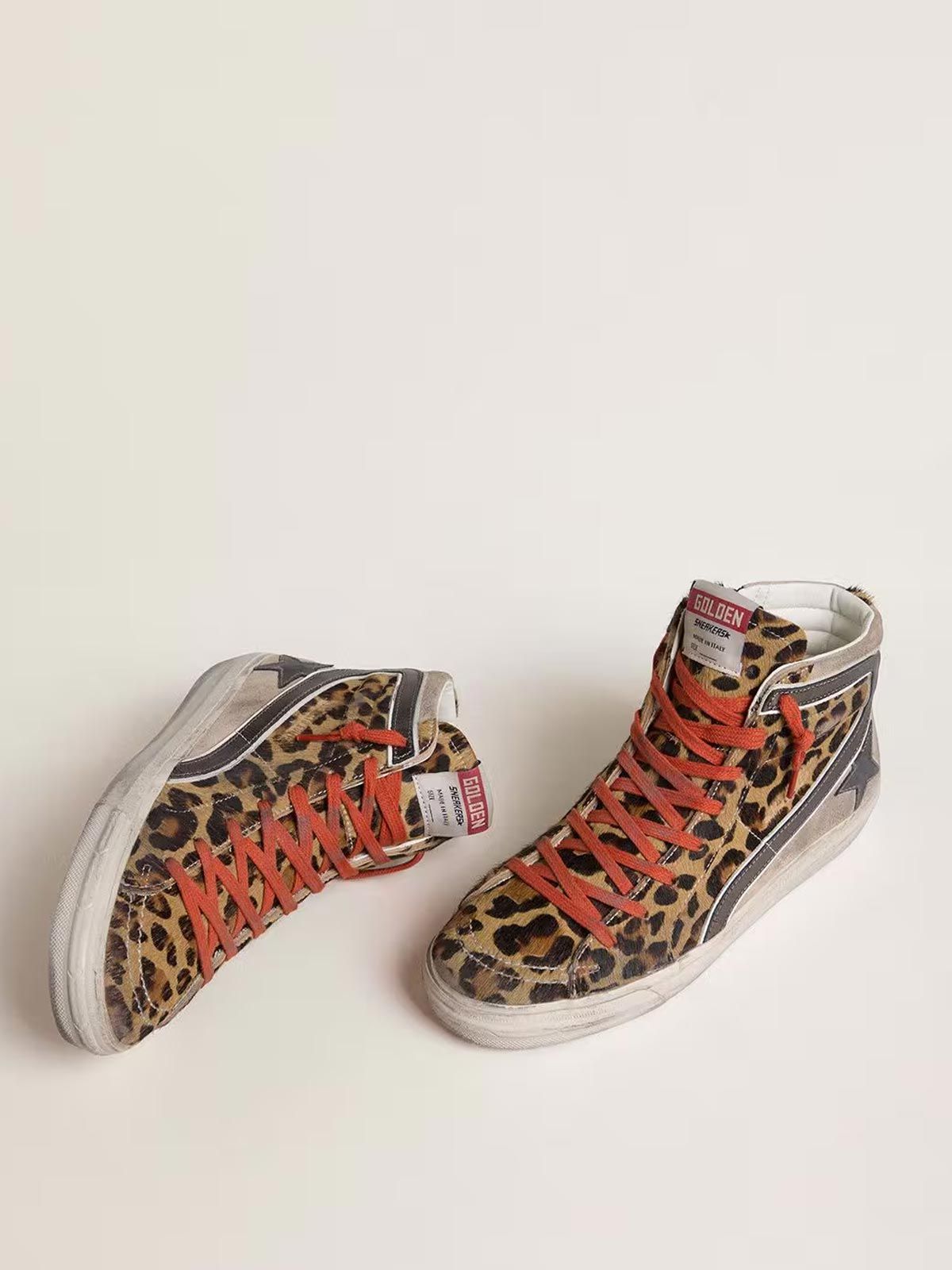 Slide leopardate GOLDEN GOOSE