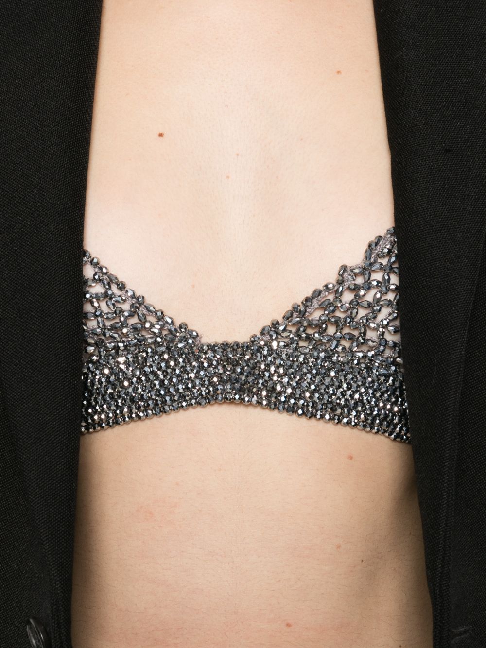 Top a uncinetto argento GOLDEN GOOSE