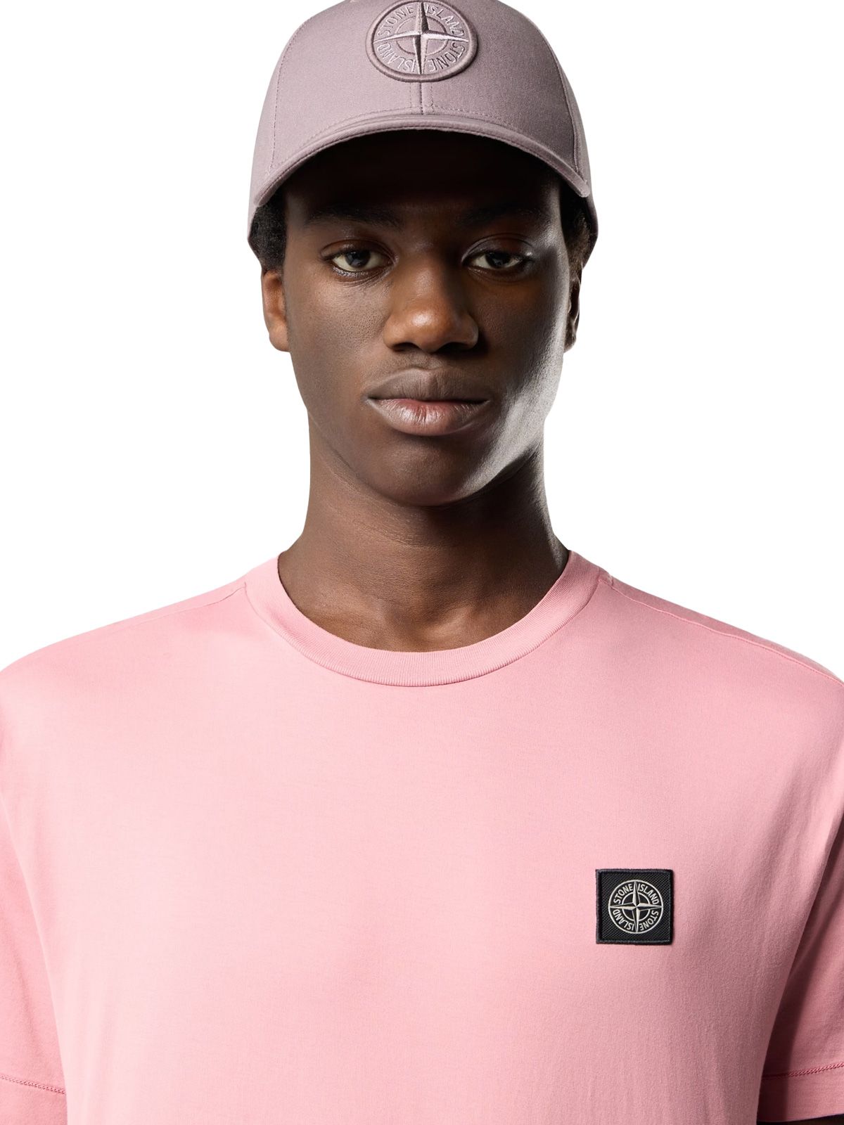 T-shirt pink STONE ISLAND