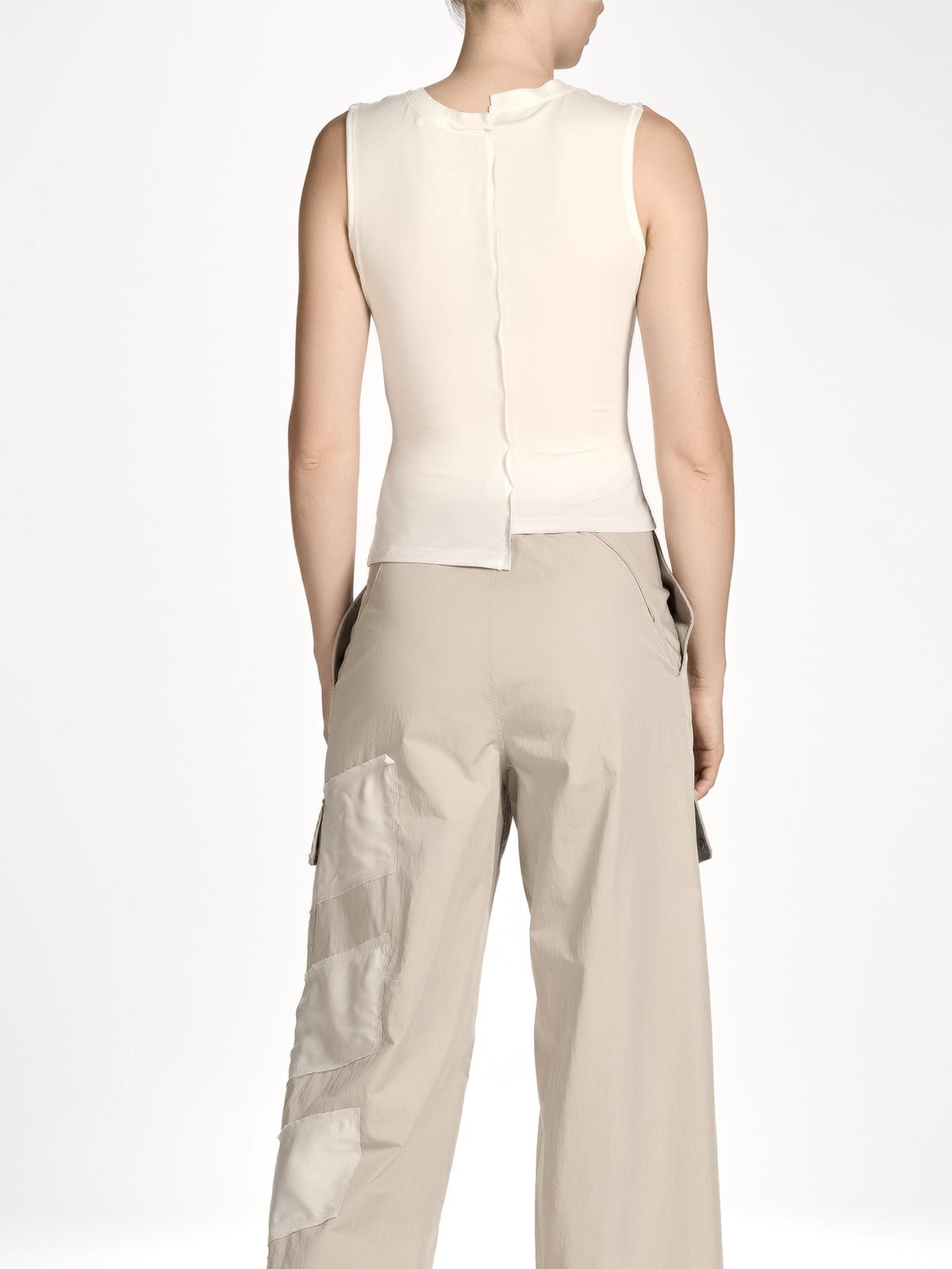 knit tank bianco Y-3