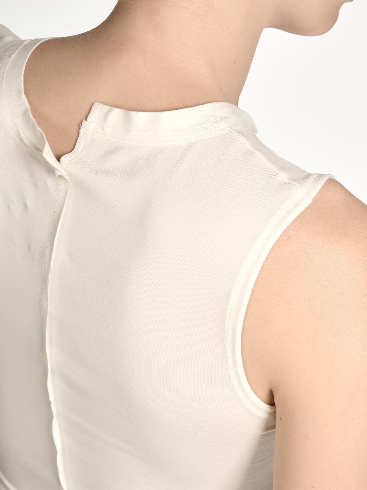 knit tank bianco Y-3