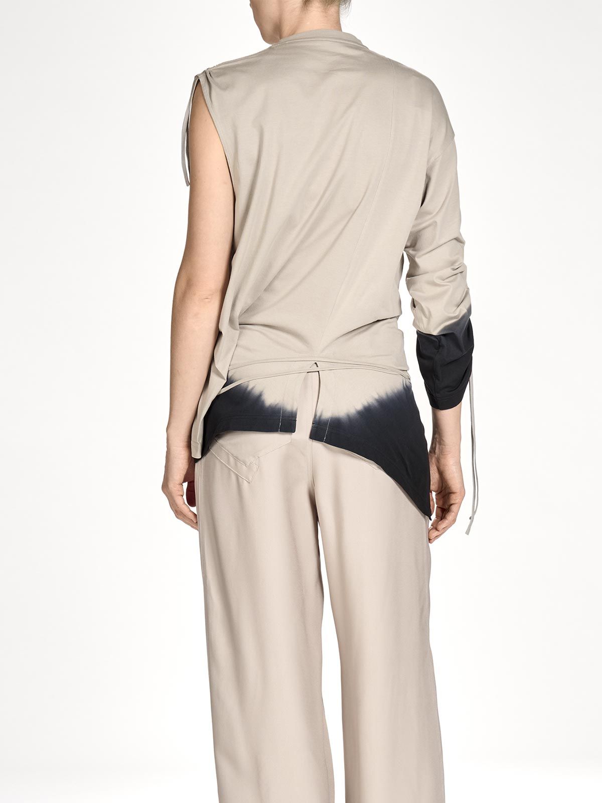 Maglia drappeggiata beige Y-3