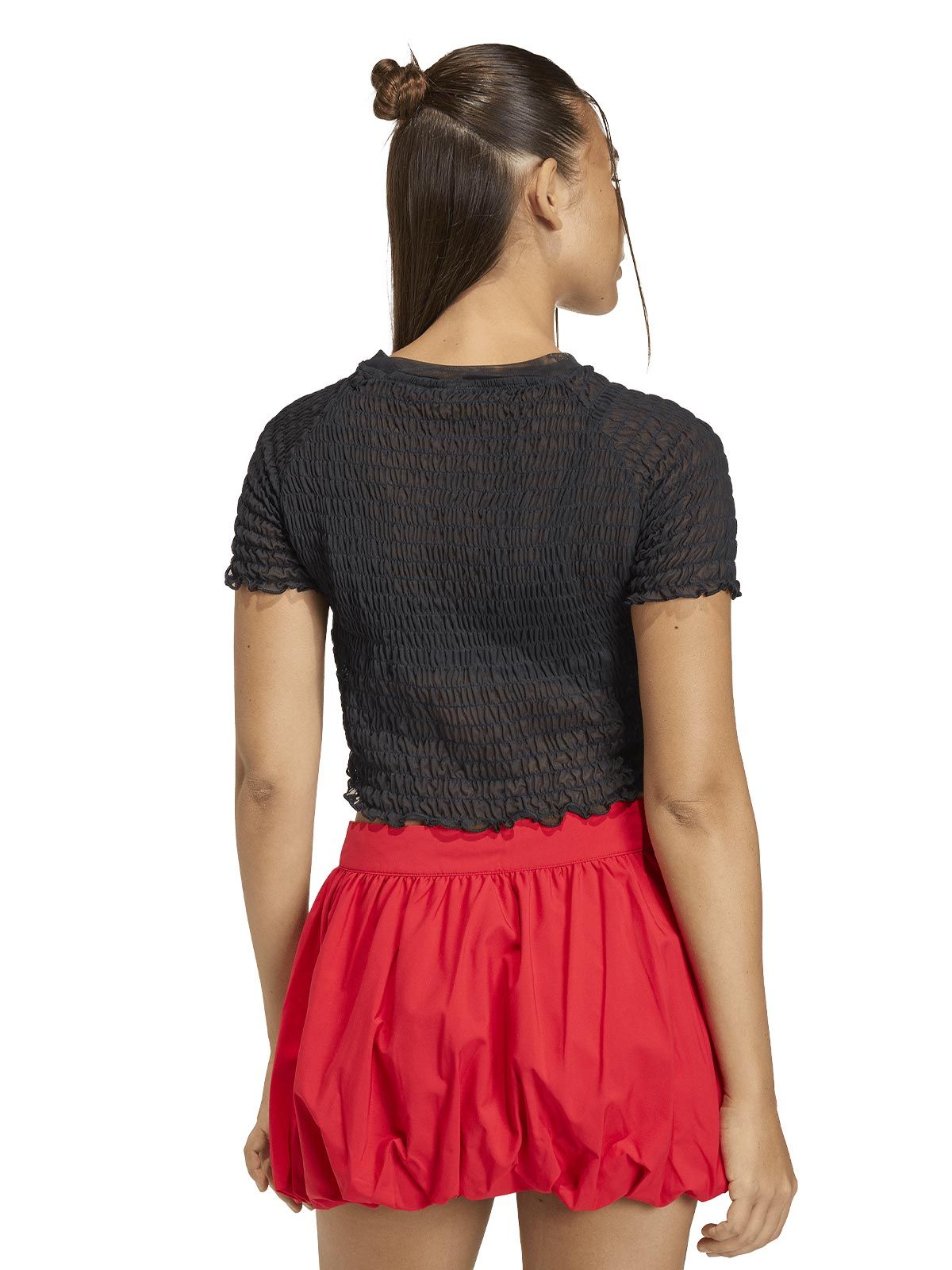 T-shirt Smocked Cali Tee black ADIDAS ORIGINALS