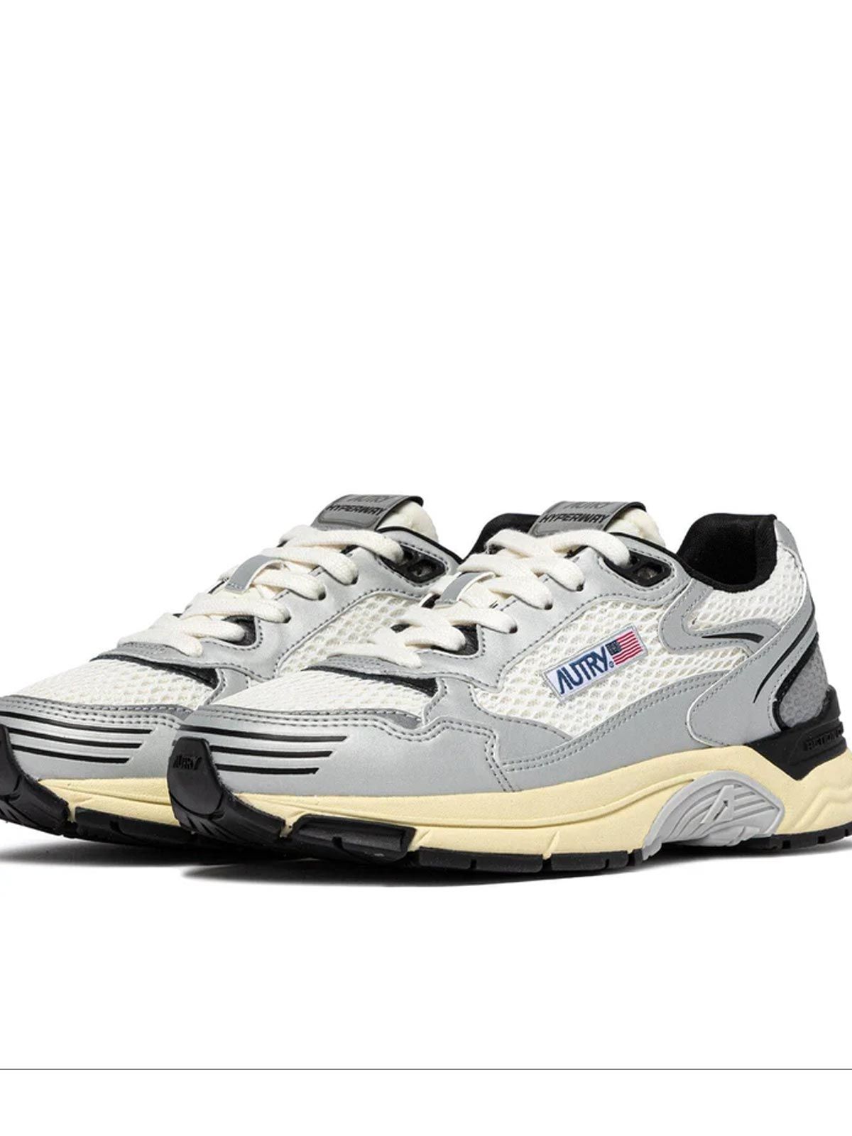 Hyperway Low silver Shoe - Woman AUTRY