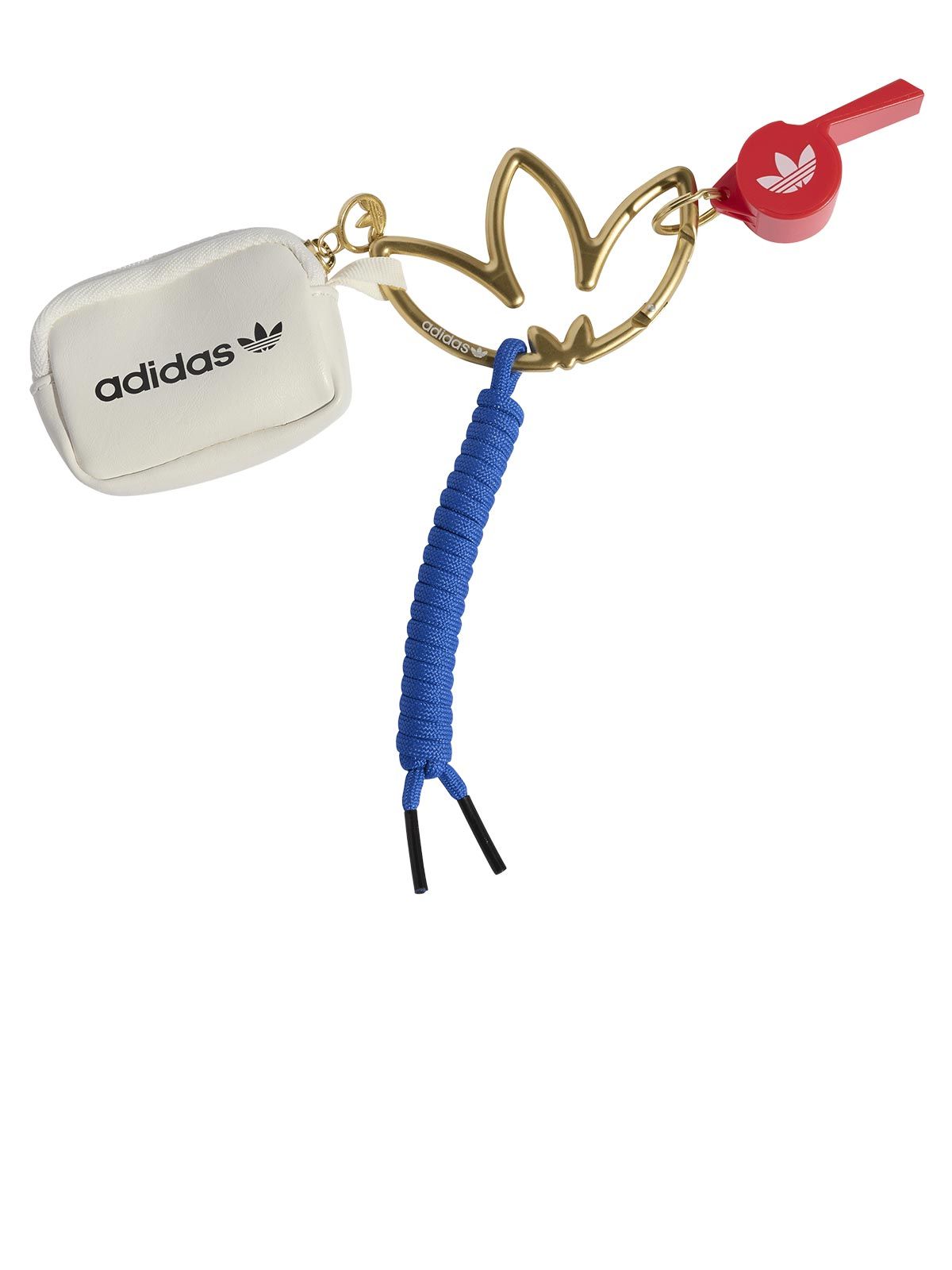 Key chiain white/gold