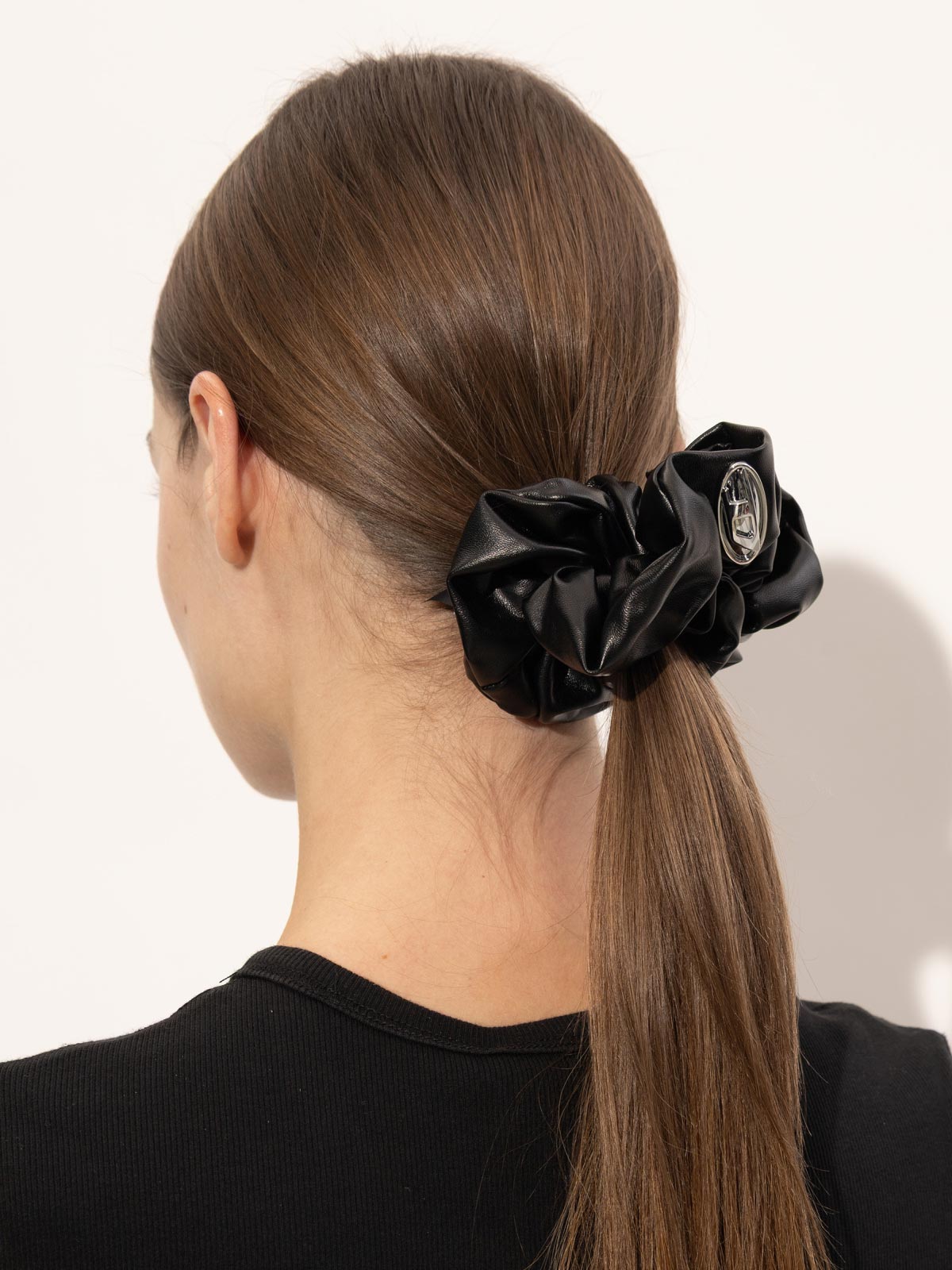Elastico per capelli nero DIESEL