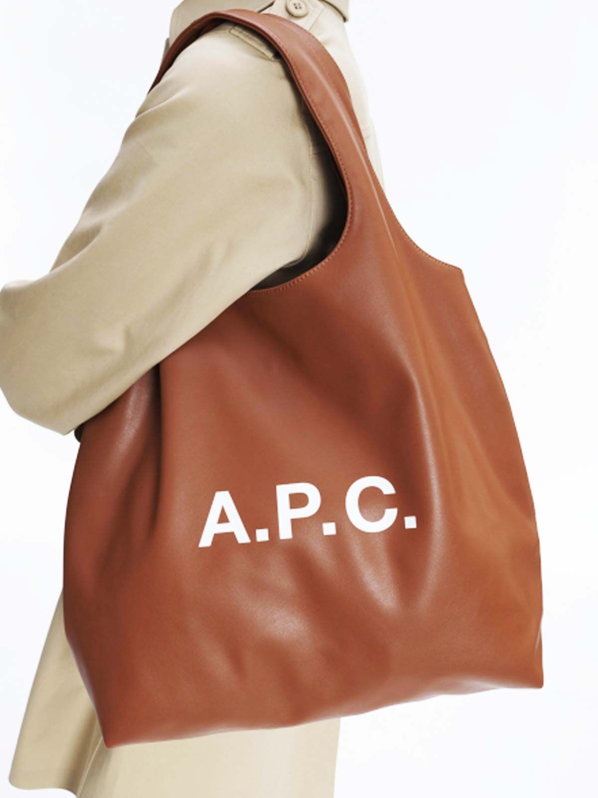 Borsa Tote Ninon marrone A.P.C.