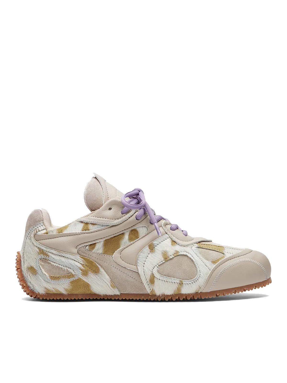 Slow runner beige animalier Scarpa - Donna