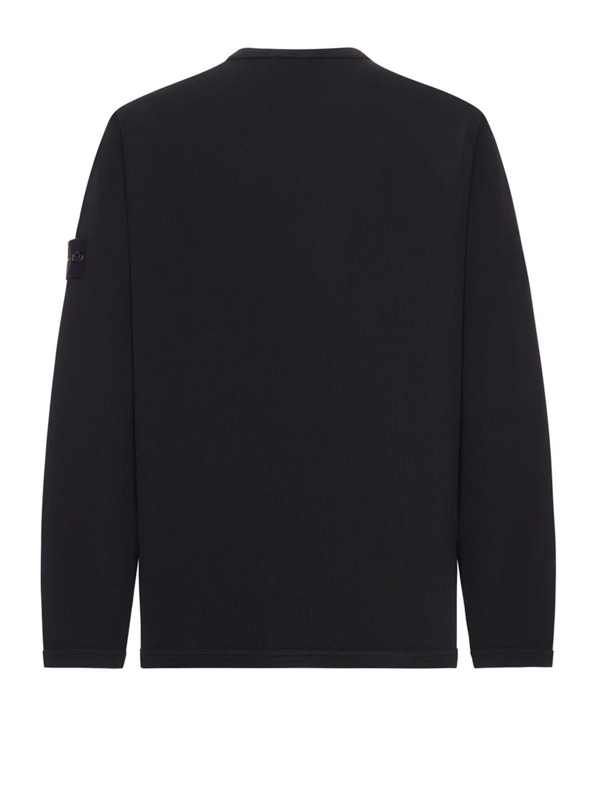 Felpa nera STONE ISLAND