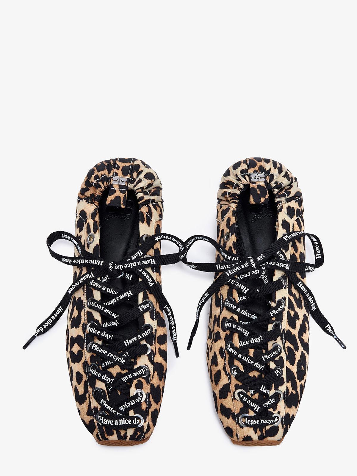 Ballerine leopardate GANNI