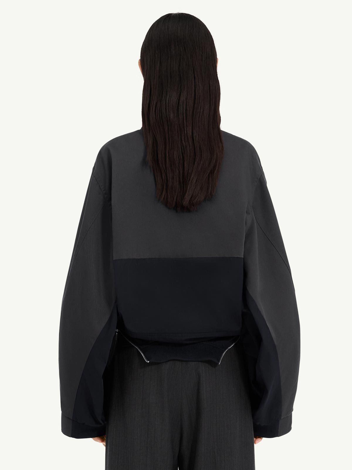 Giubbotto Kaban nero/grigio scuro MM6 MAISON MARGIELA