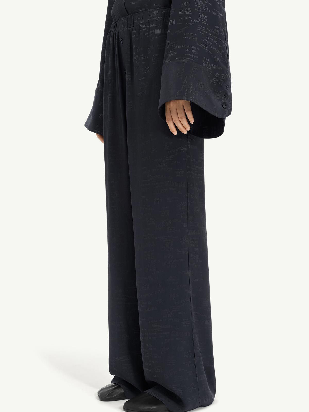 Pantaloni neri MM6 MAISON MARGIELA