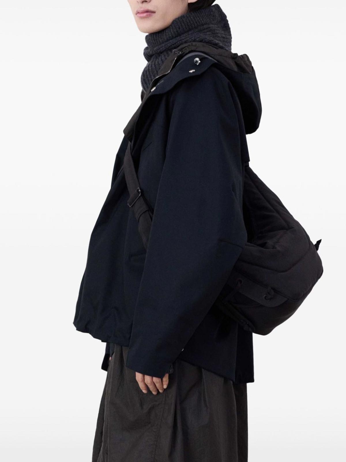 Borsa Soft Game media marrone LEMAIRE