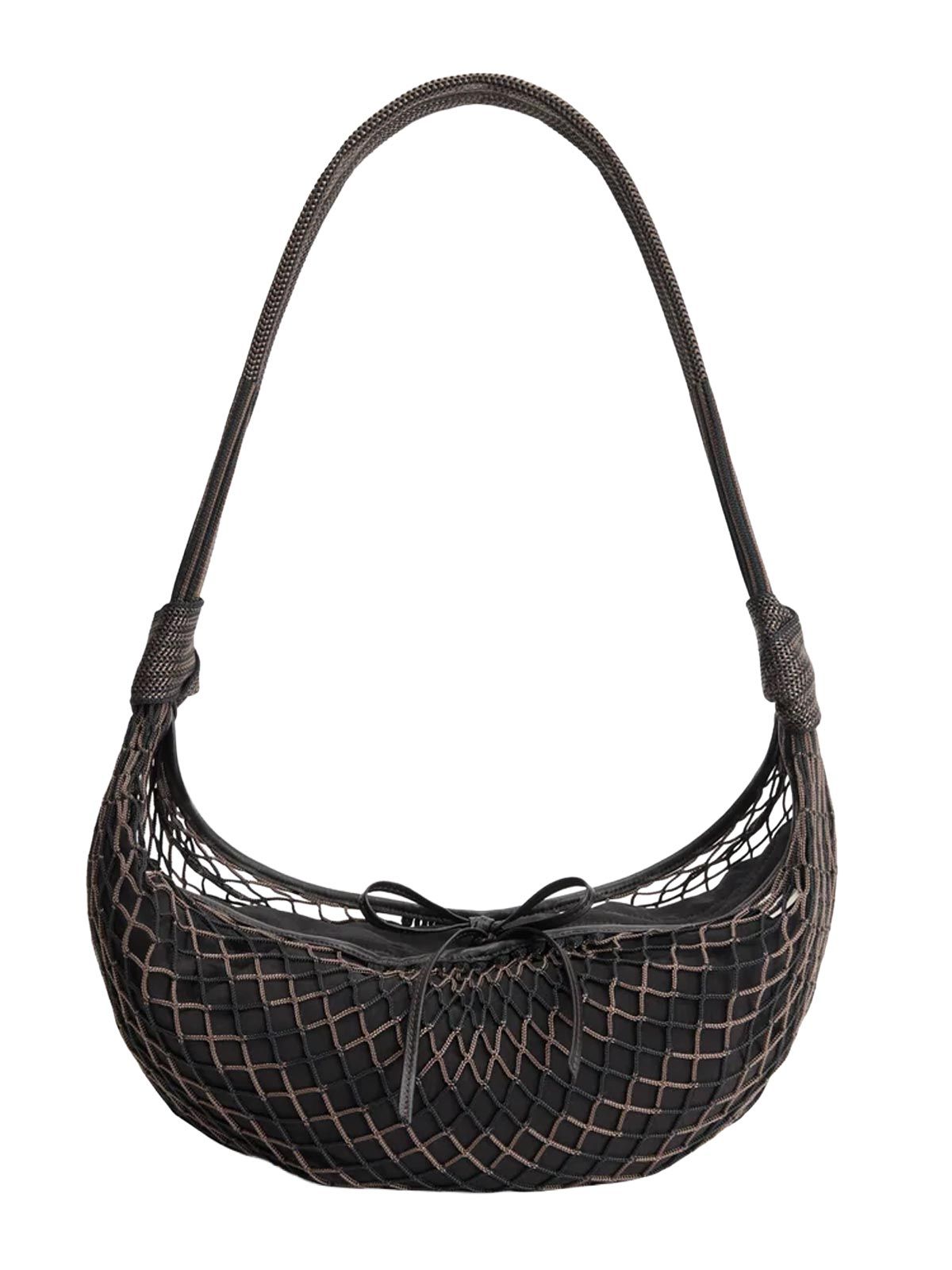 croissant filt bag marrone