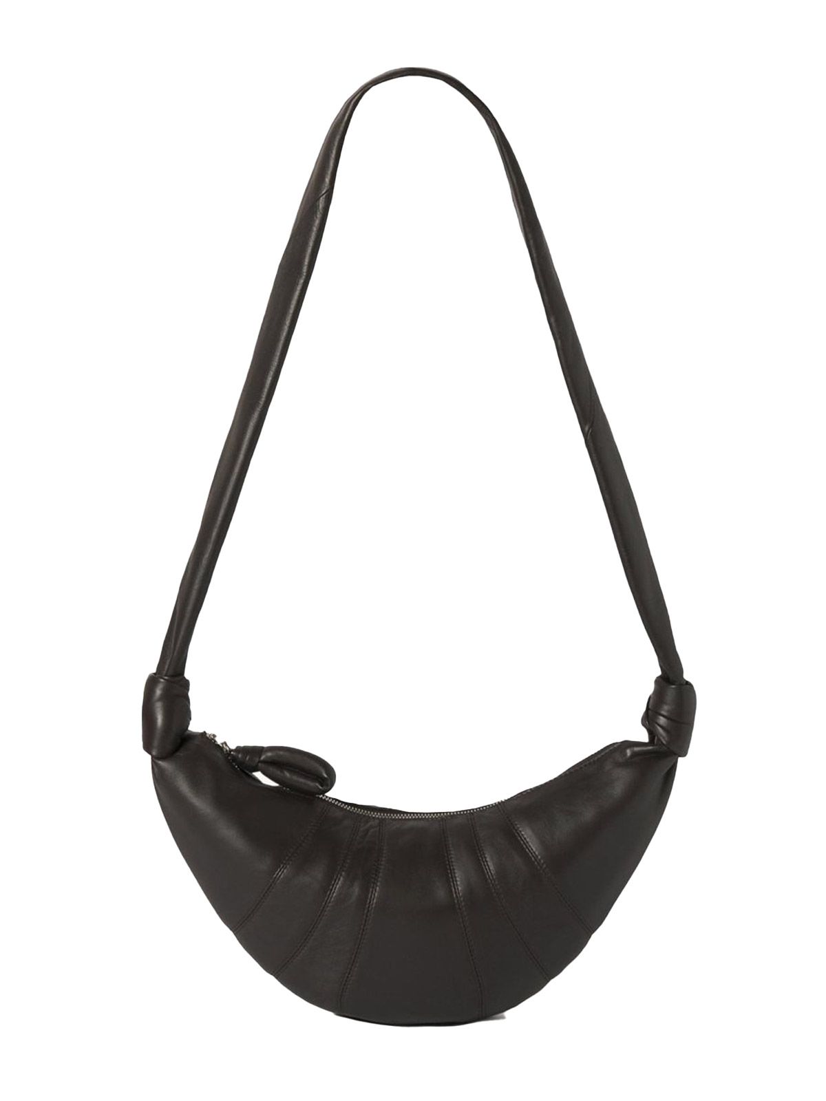 small croissant bag marrone