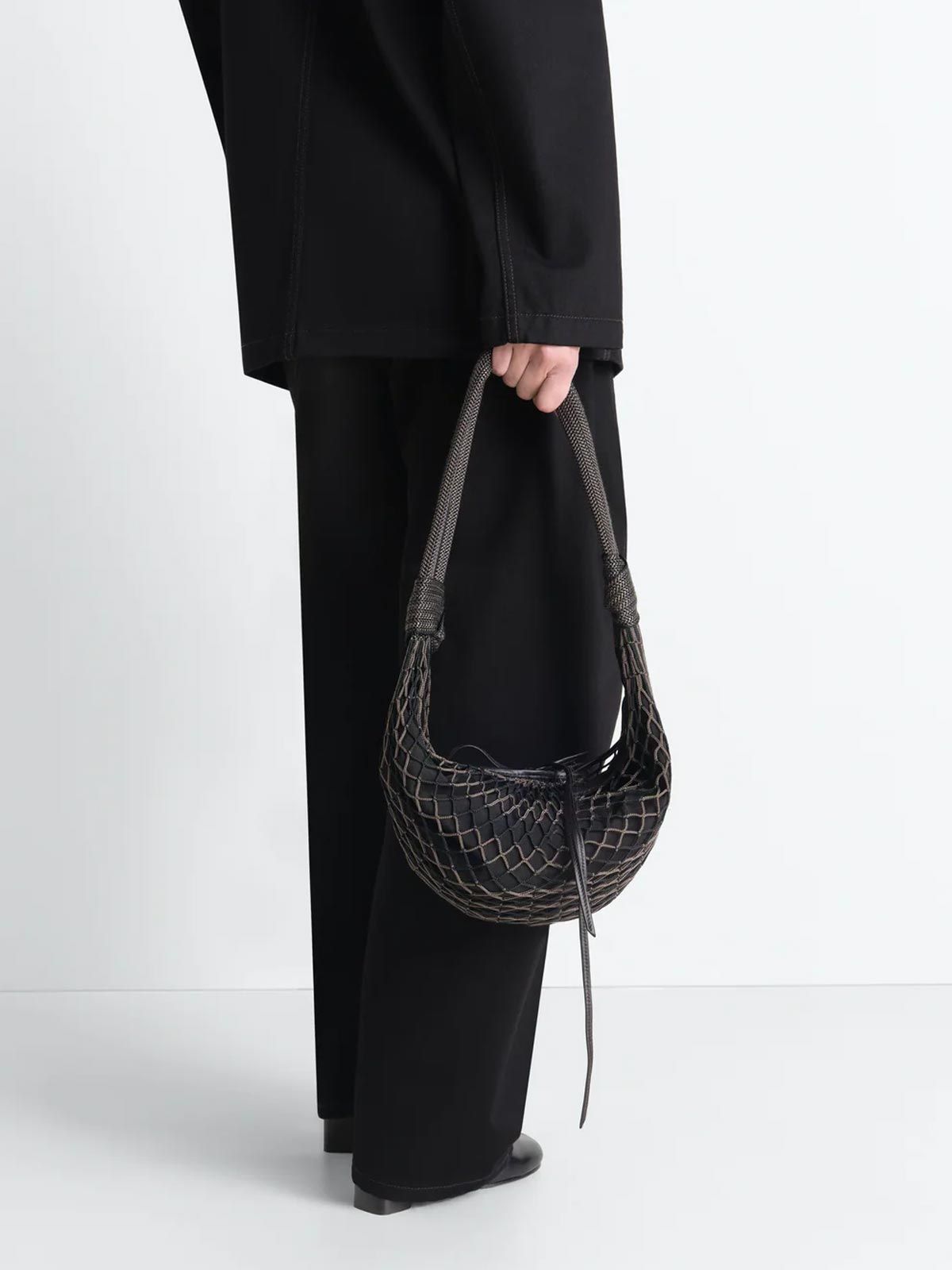 fortune croissant filt bag marrone LEMAIRE