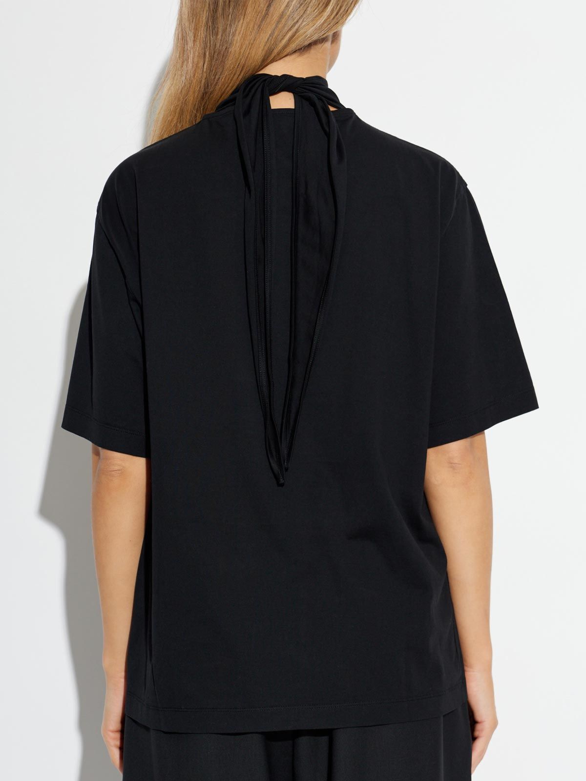 T-shirt with foulard black LEMAIRE