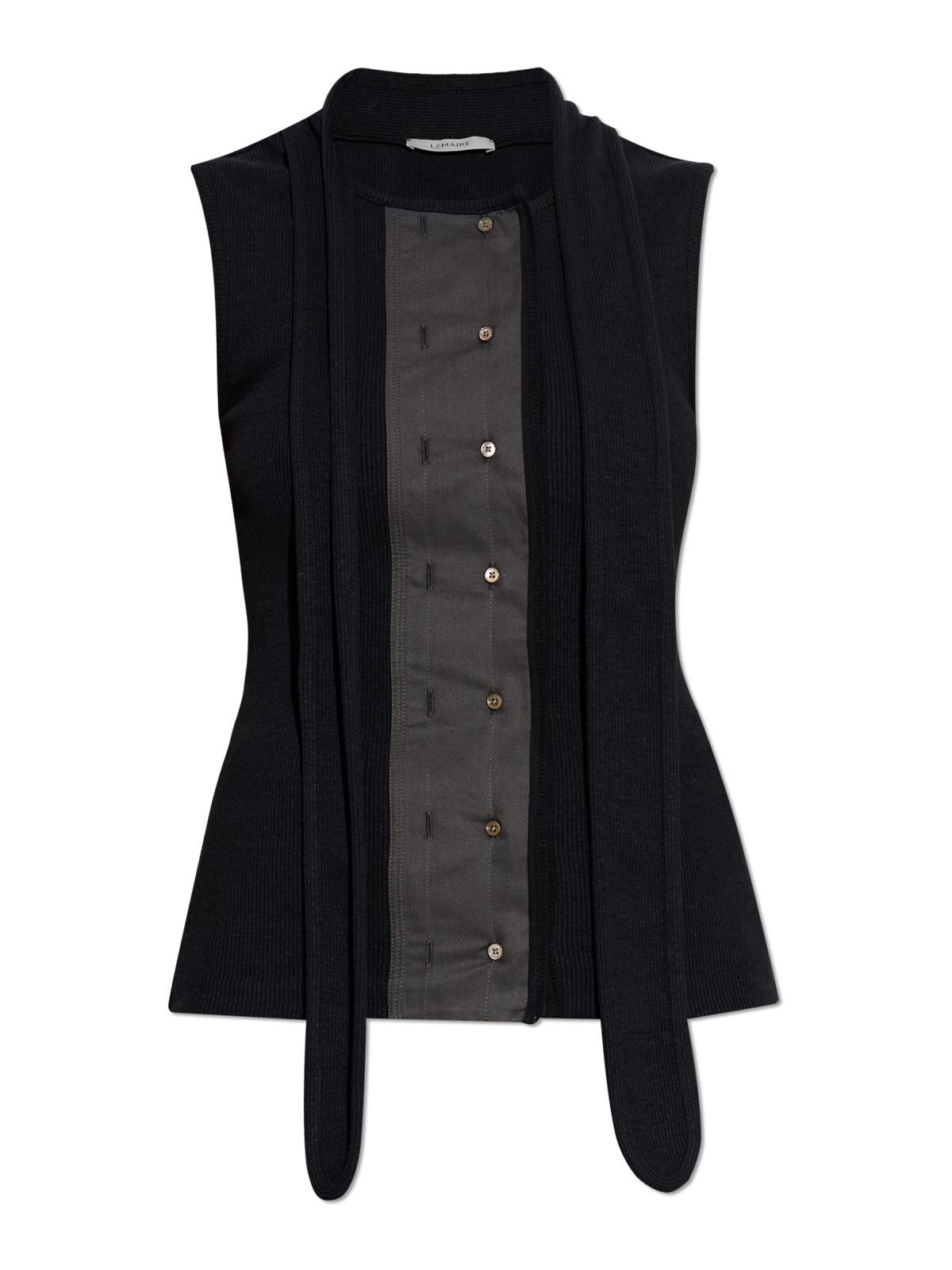 Asymmetrical top black