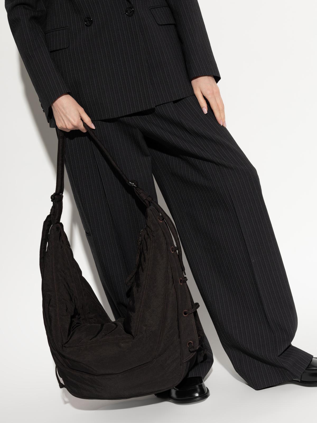 large soft game bag marrone LEMAIRE