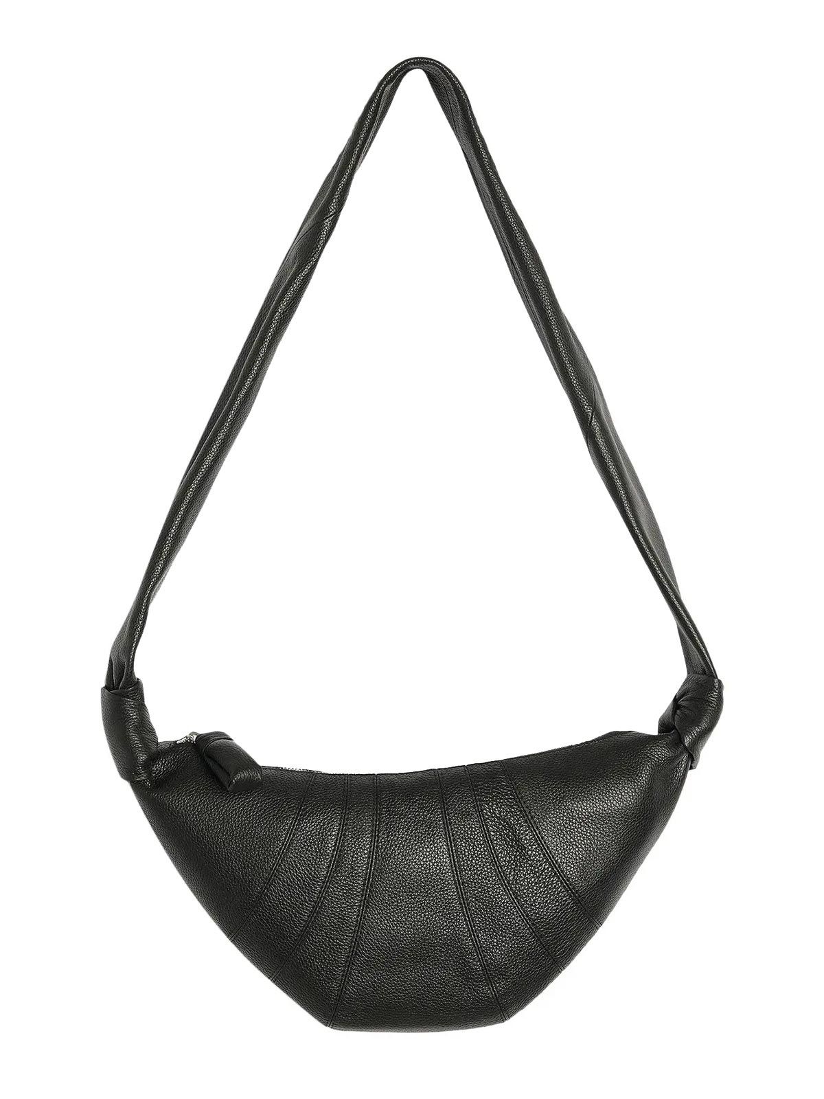 small croissant bag nero