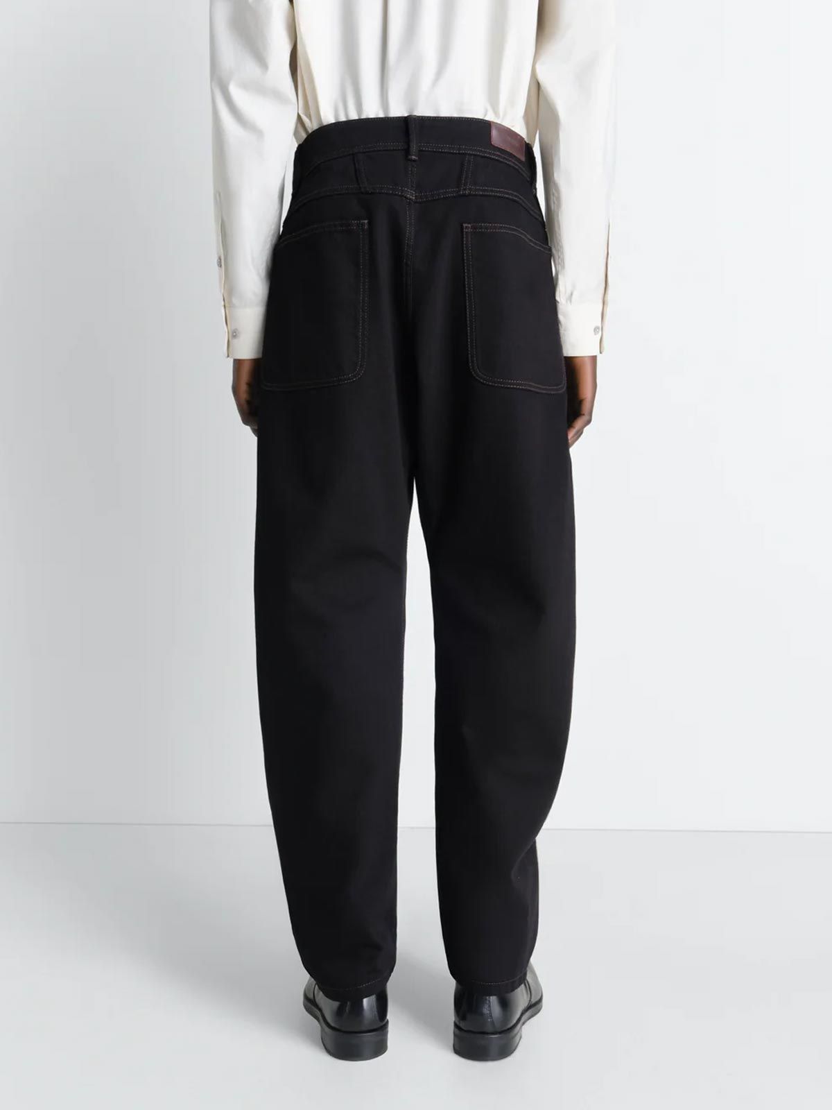 twisted workwear pants nero LEMAIRE