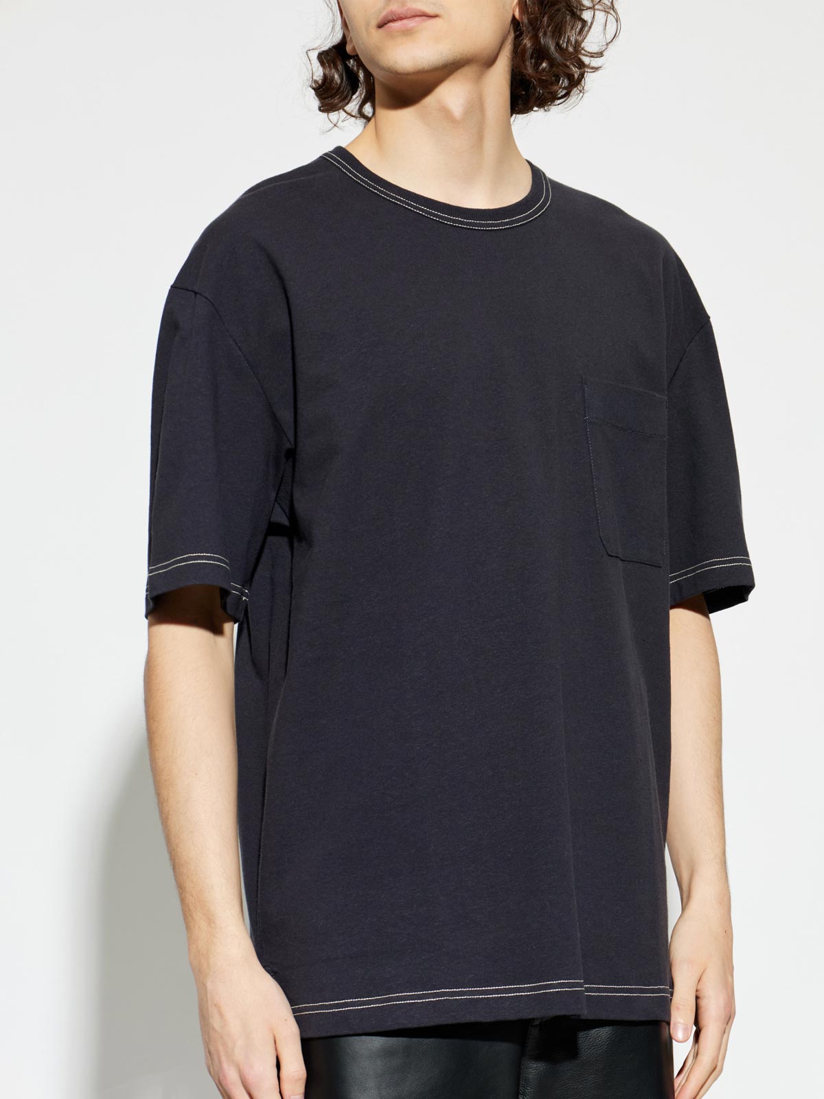 boxy t-shirt perla LEMAIRE
